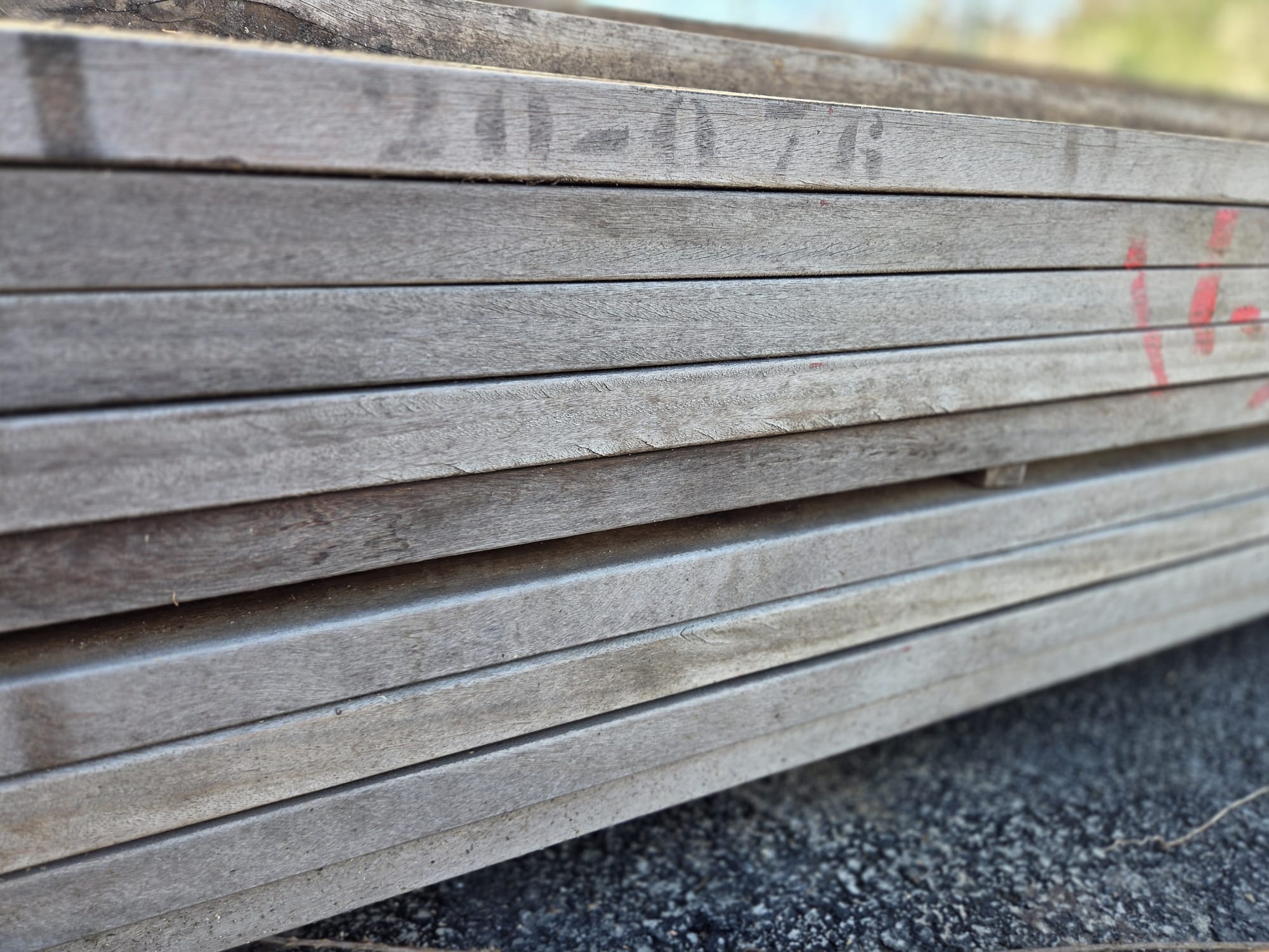 Lambourde bois exo okan classe 4 - 42x70 - L=1,905m (déclassé) - Image 3