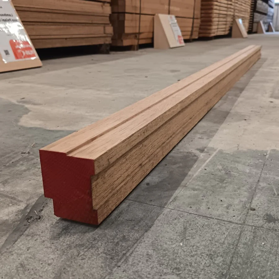 Lambourde bois exo Palapi classe 2 - 60x70 - L=2,13m