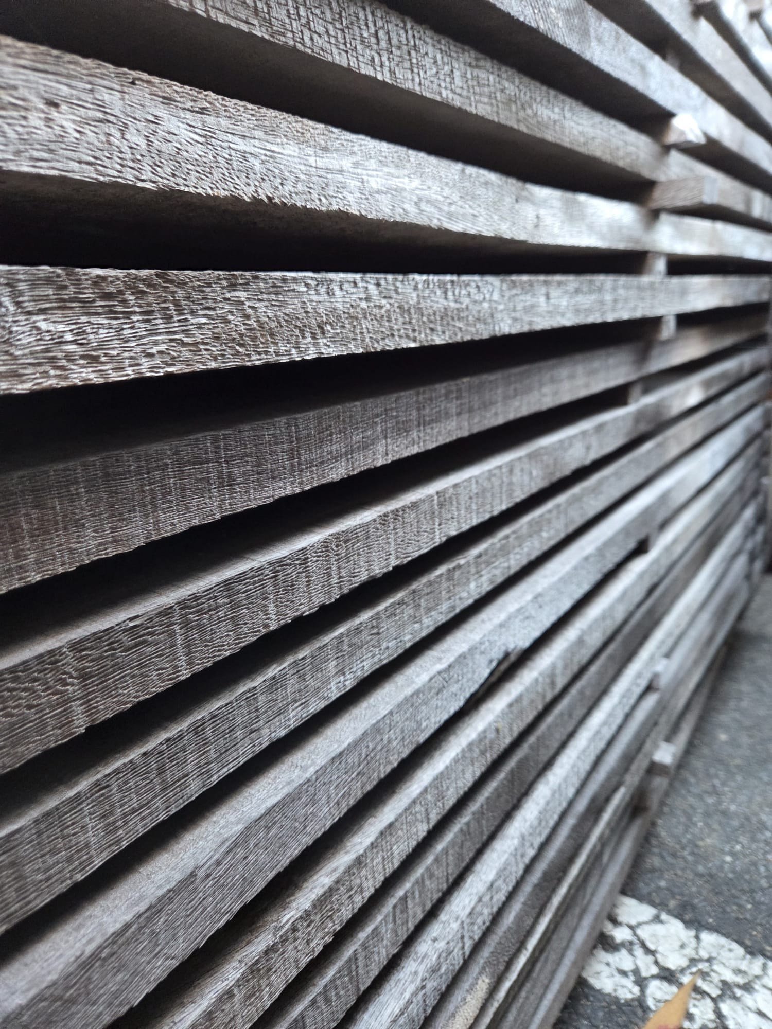 Lambourde bois exo Tali classe 4 - 27x65 - L=1,2m - Image 3