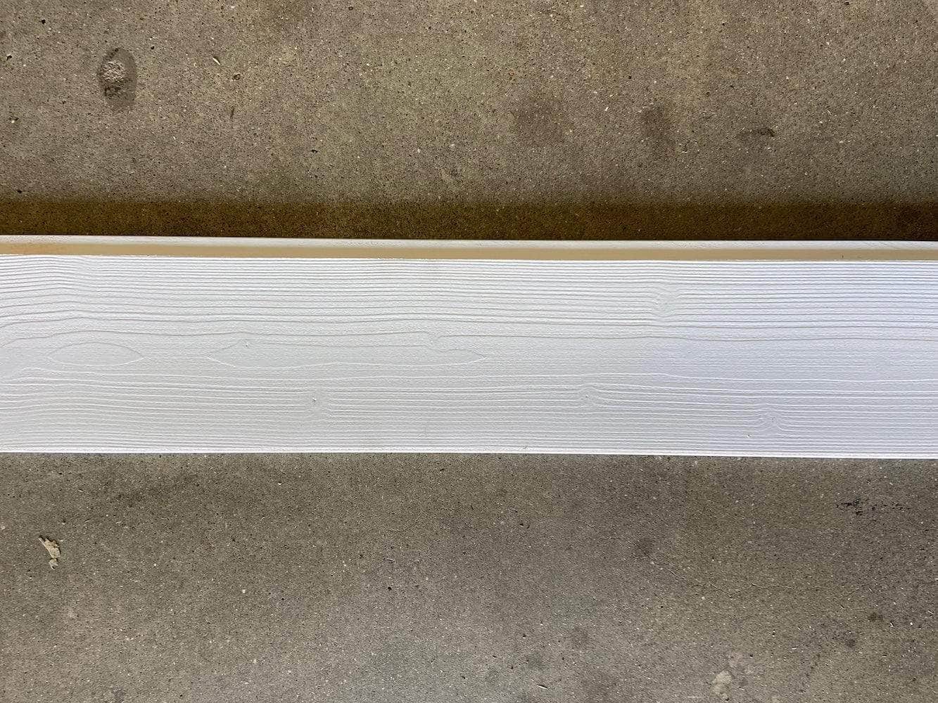 Lambris peint en blanc bois brut - 13x135 - L=2,53m - Image 6