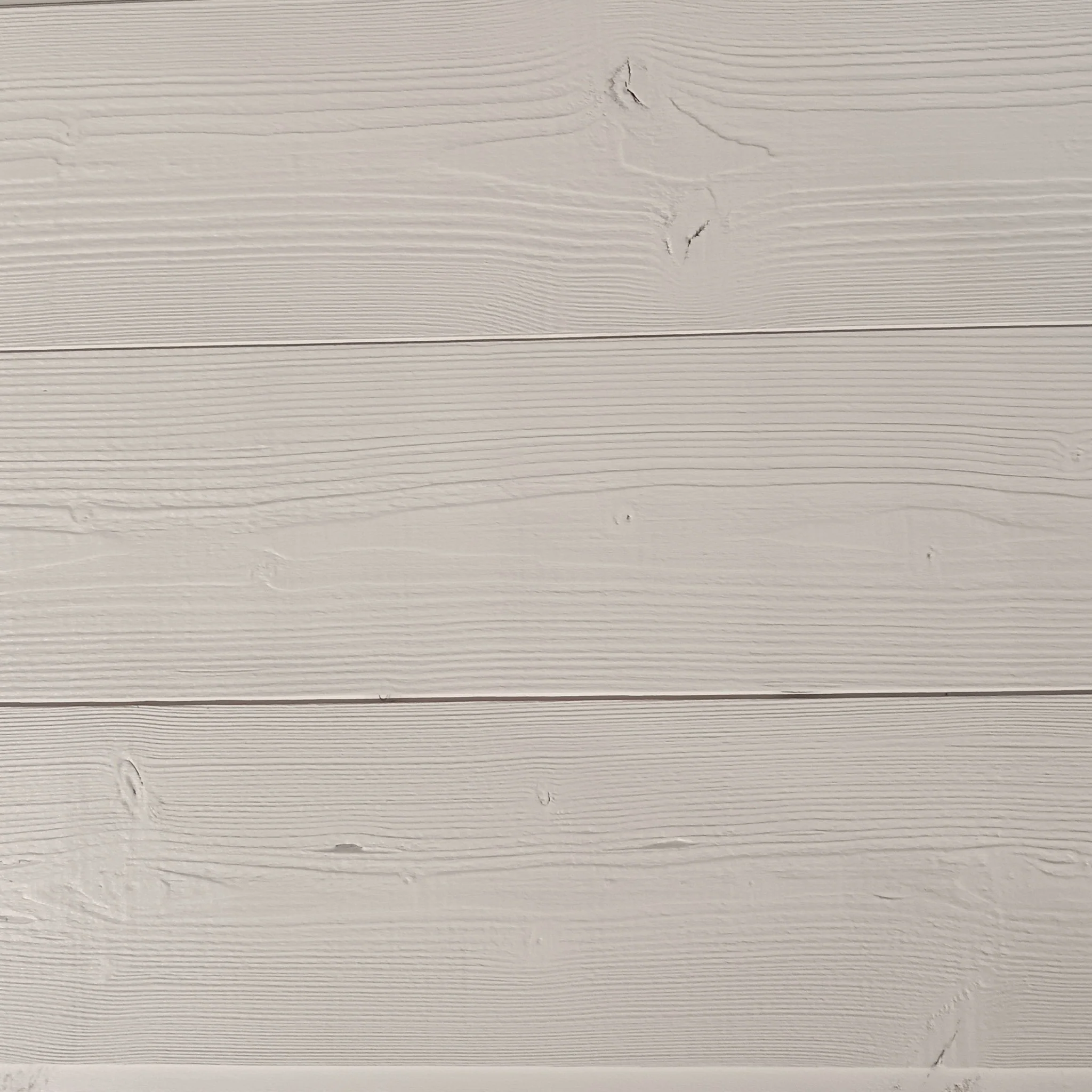 Lambris peint en blanc - brossé - 13 x 135 - L=2,65m
