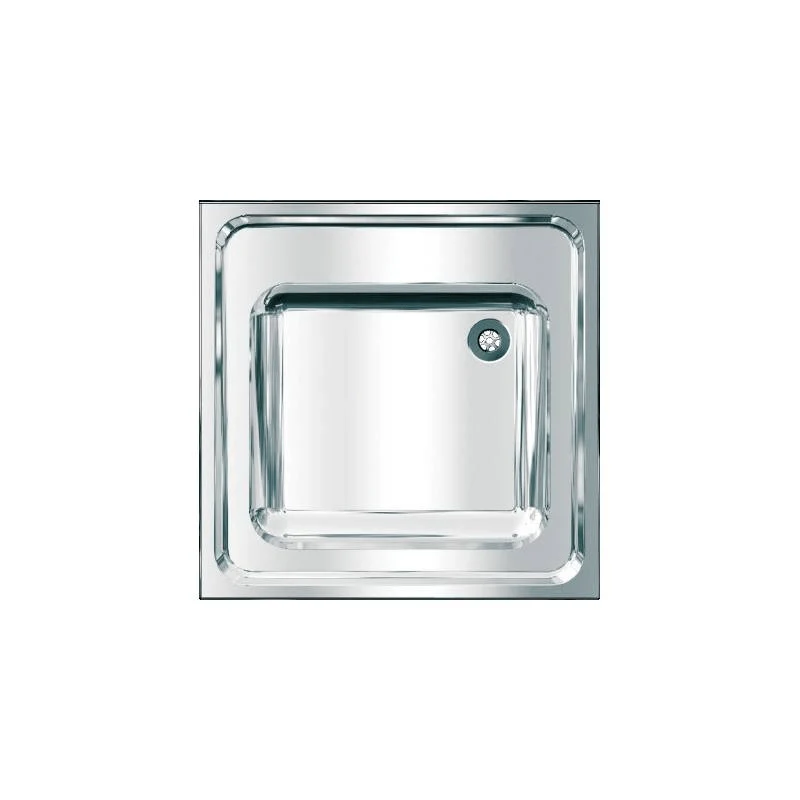 Table Évier Allongée Franke  Inox 1 Cuve 45x40x25 cm Bord Debout