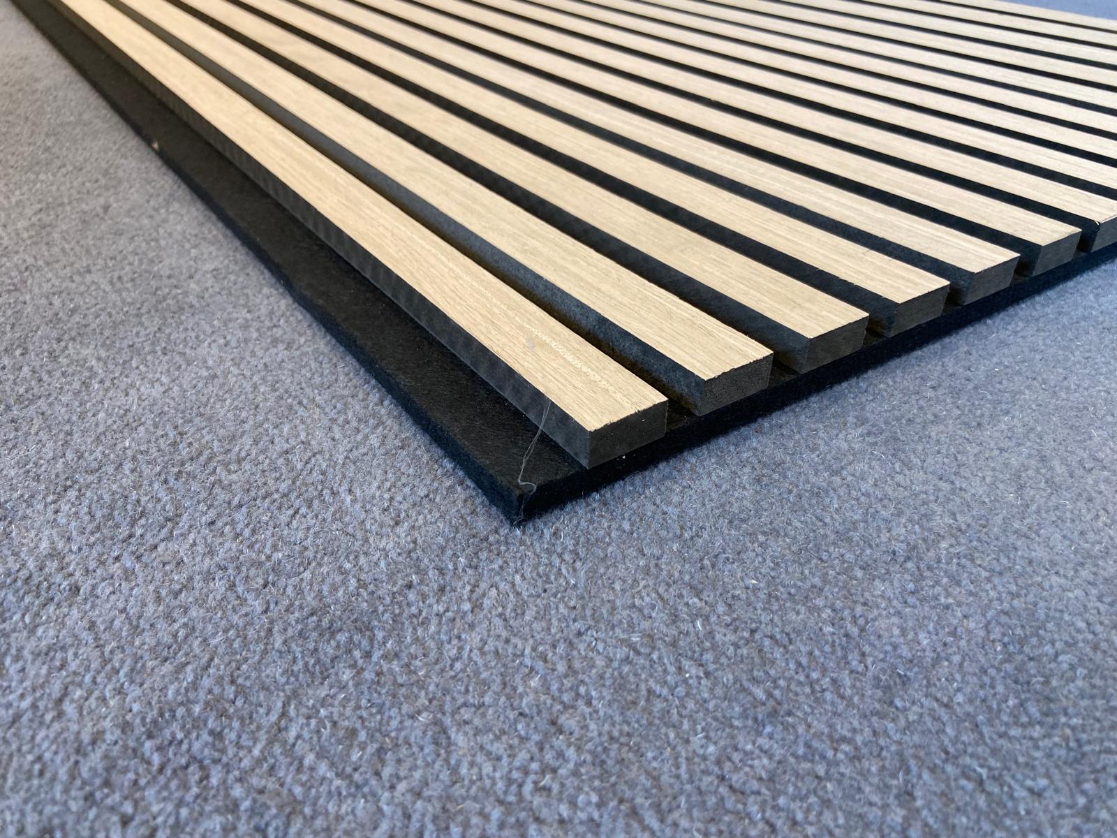 Panneau acoustique tasseau mdf décor chêne clair - 2440 x 600 x 21 mm - Image 3