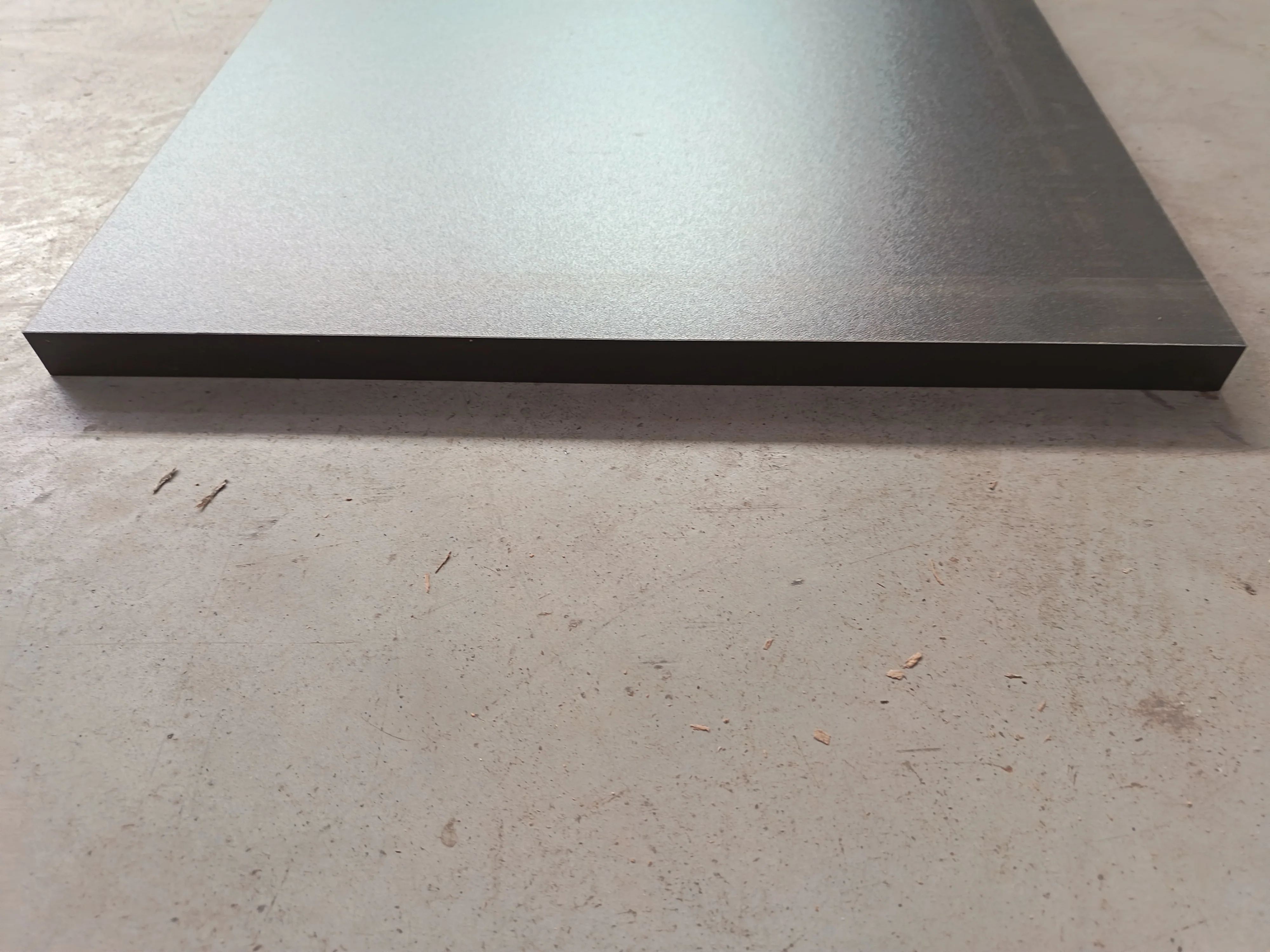 Tablette aggloméré anthracite - 1600 x 390 x 19 mm - Image 3