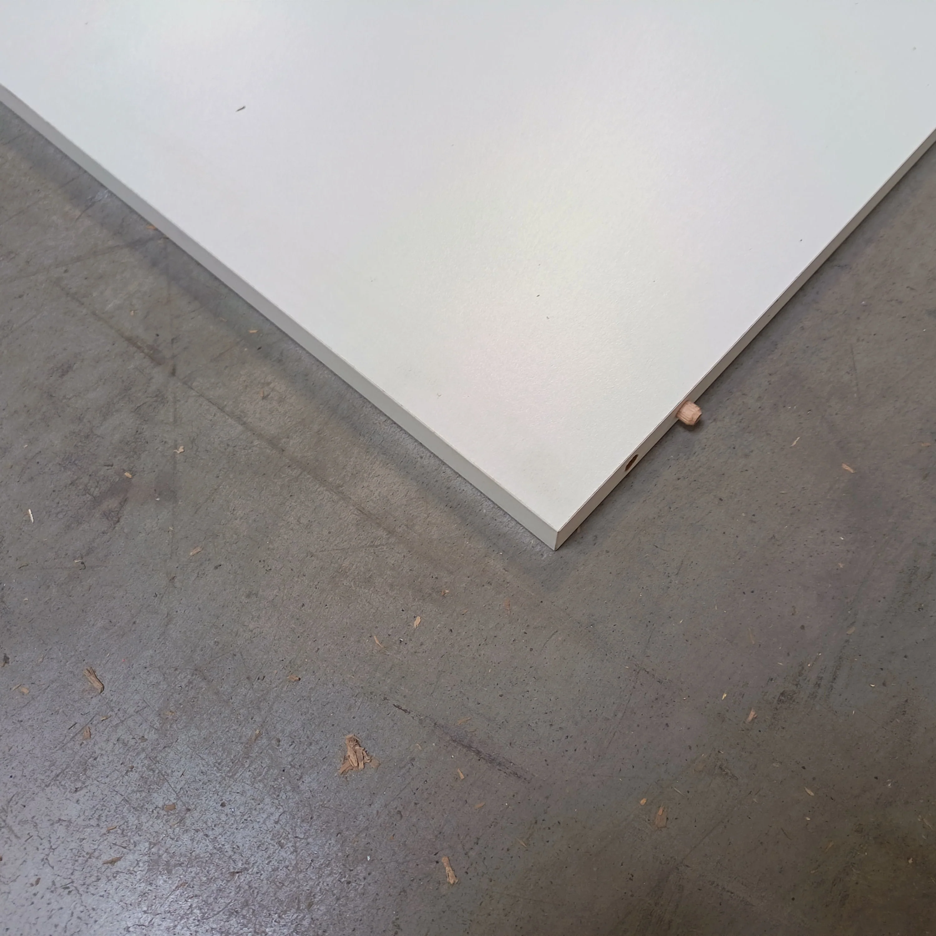 Tablette aggloméré blanc - 705 x 360 x 20 mm