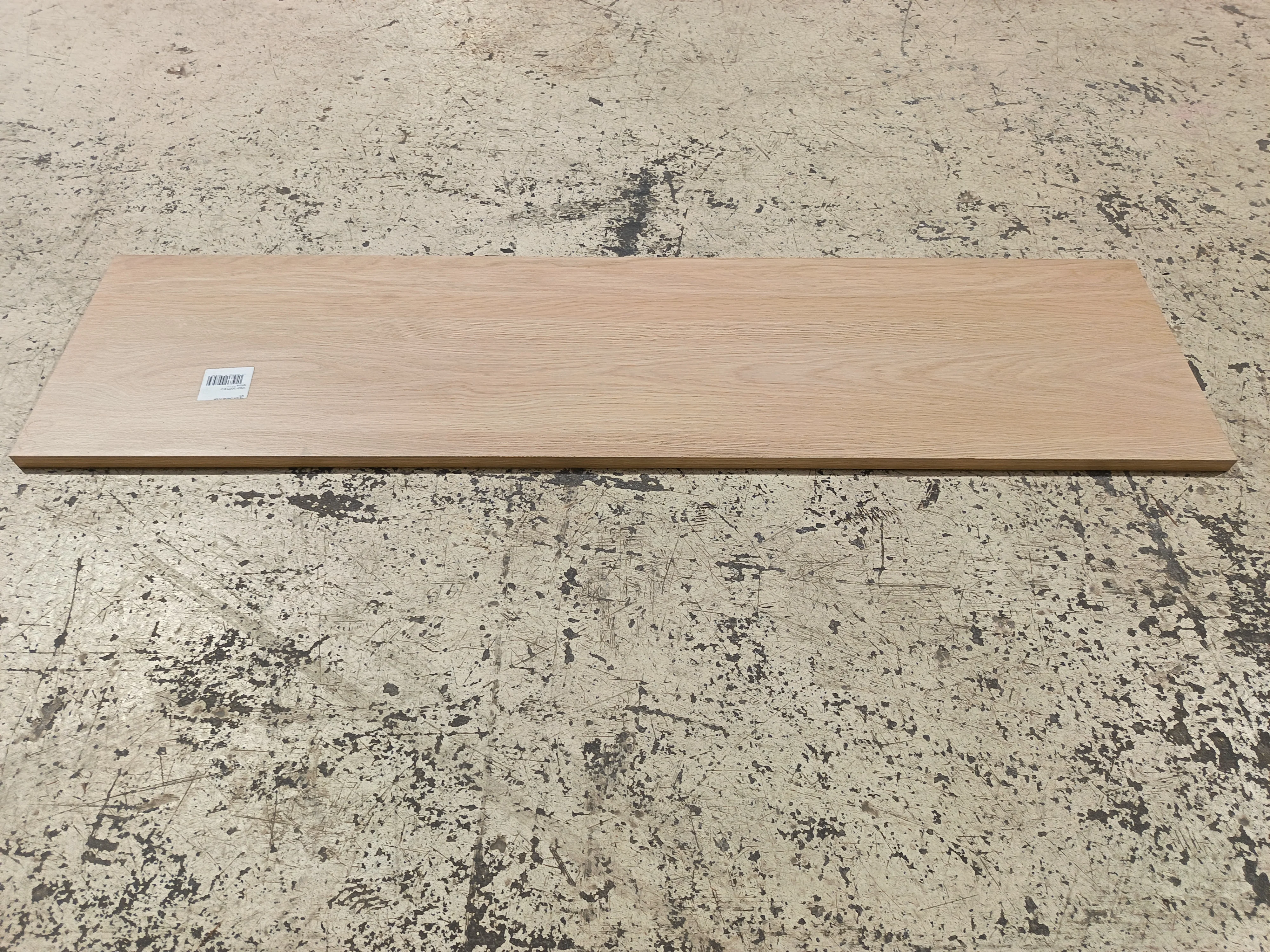 Tablette chêne clair aggloméré - 1200 x 300 x 18 mm - Image 2
