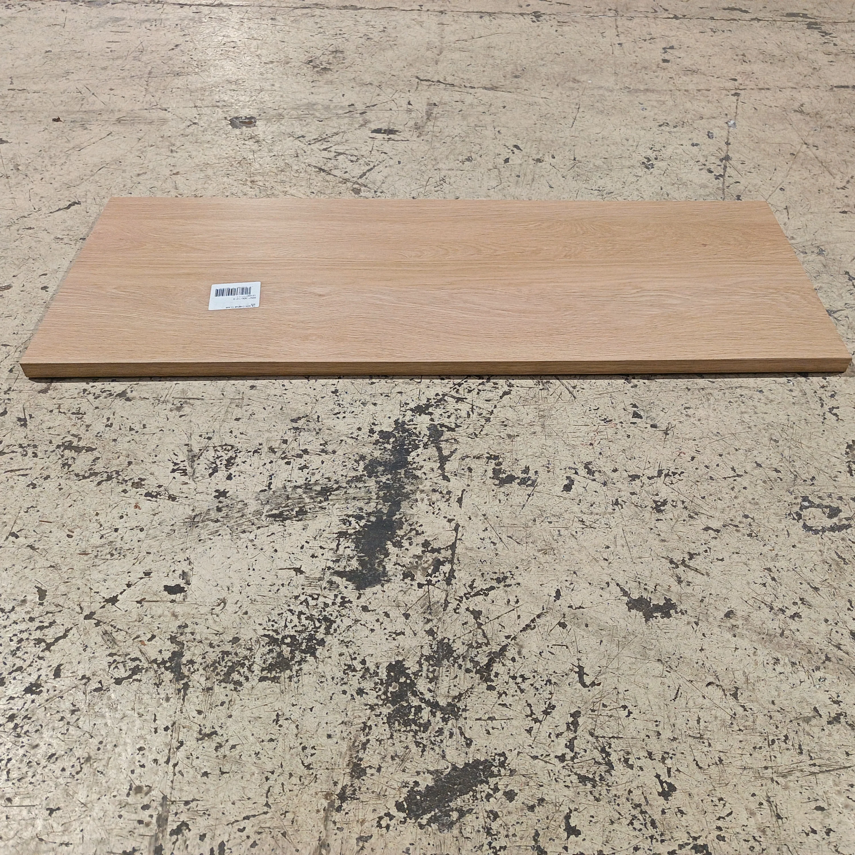 Tablette chêne clair aggloméré - 800 x 300 x 18 mm