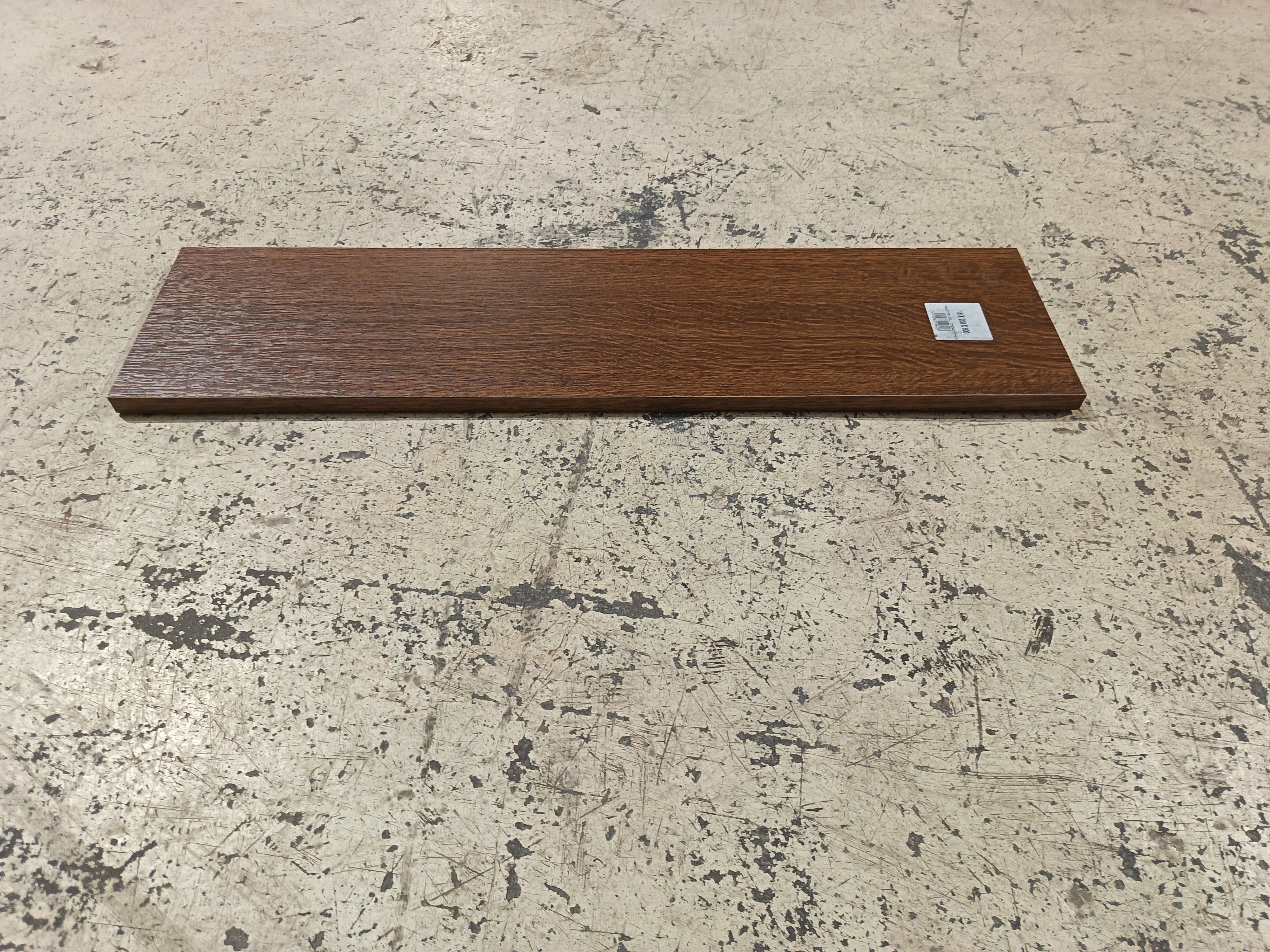 Tablette chêne foncé aggloméré - 800 x 200 x 18 mm - Image 2