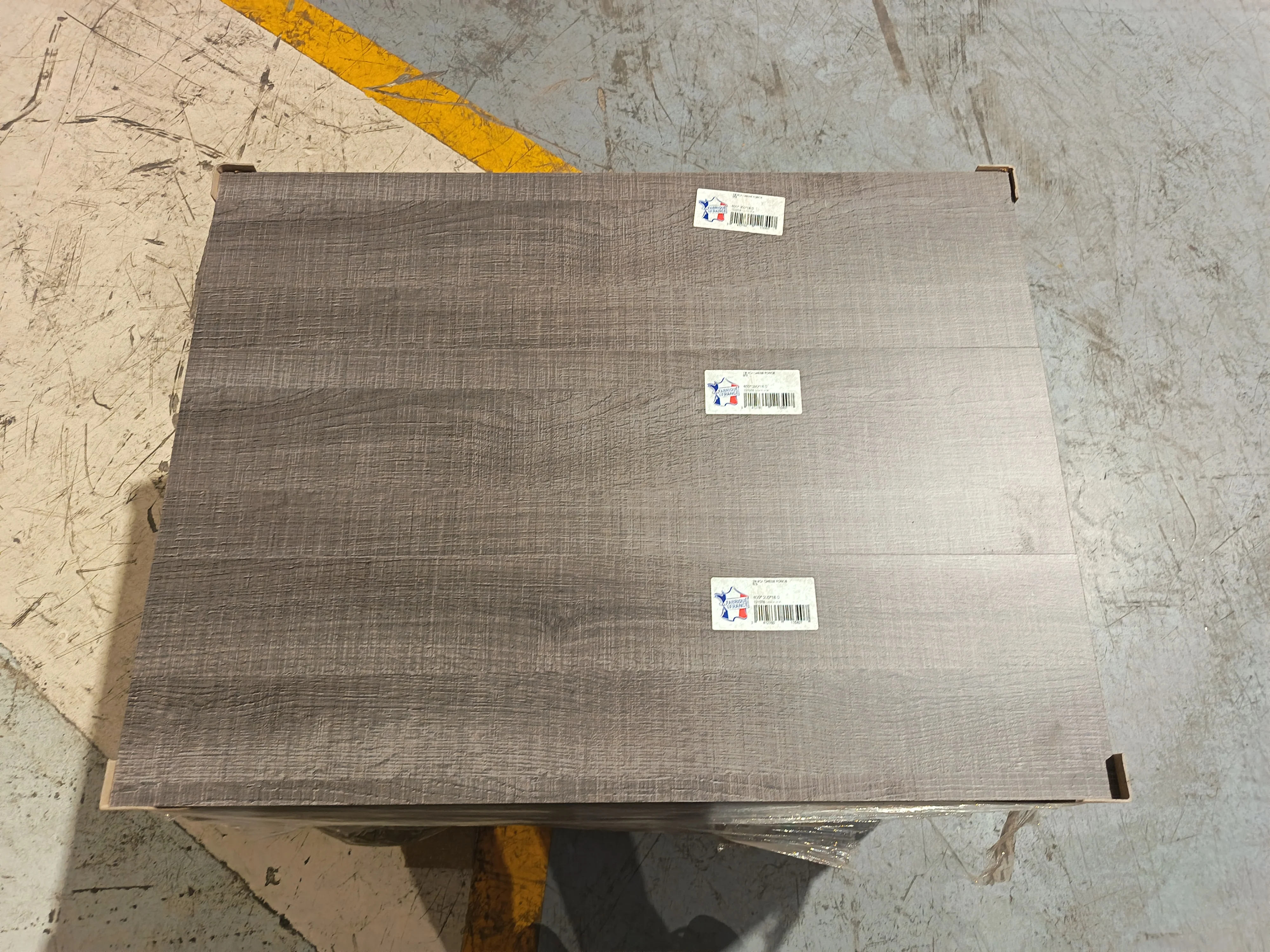 Tablette chêne gris aggloméré - 800 x 200 x 18 mm - Image 4