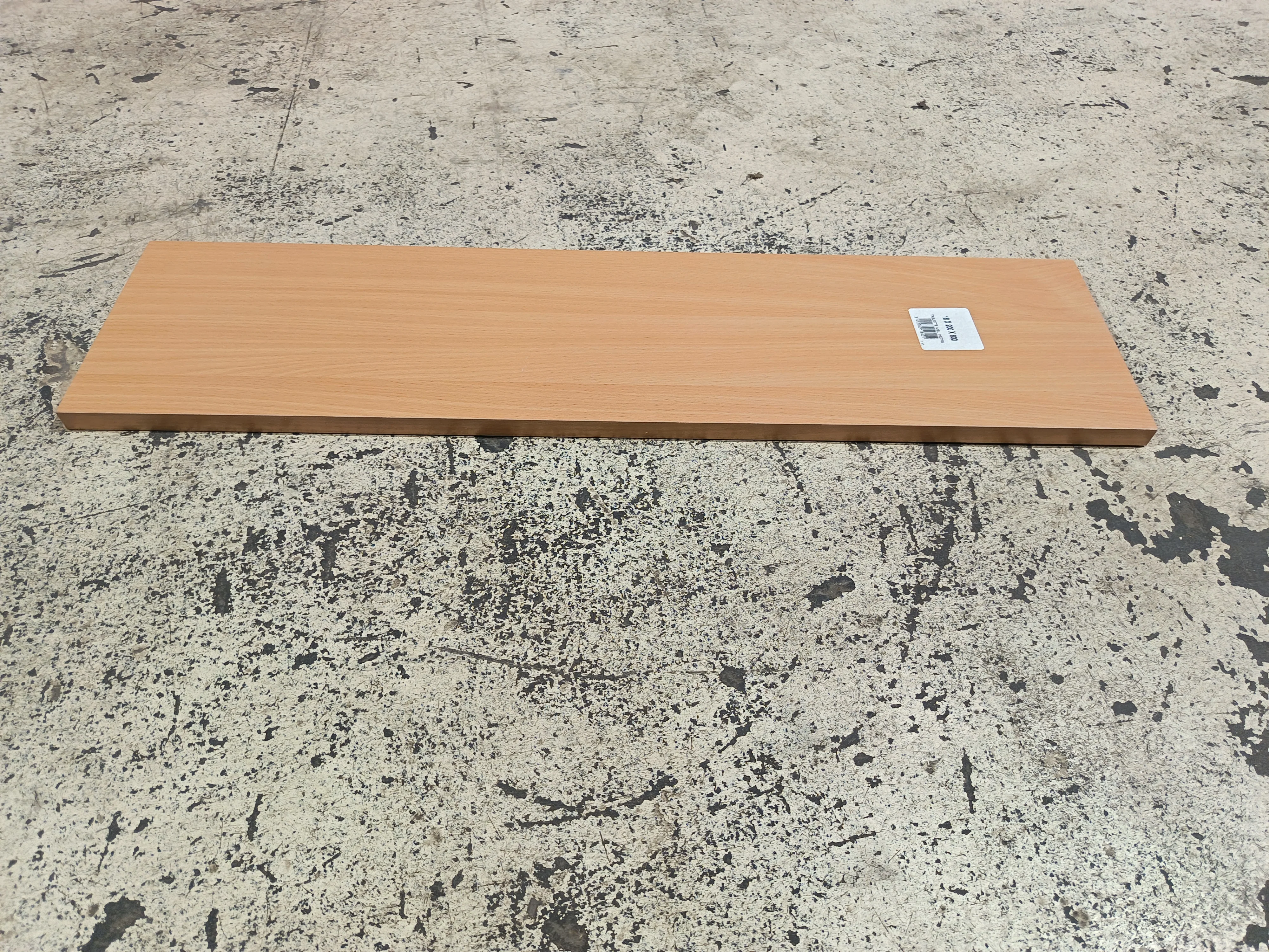 Tablette hetre aggloméré - 800 x 200 x 18 mm - Image 2