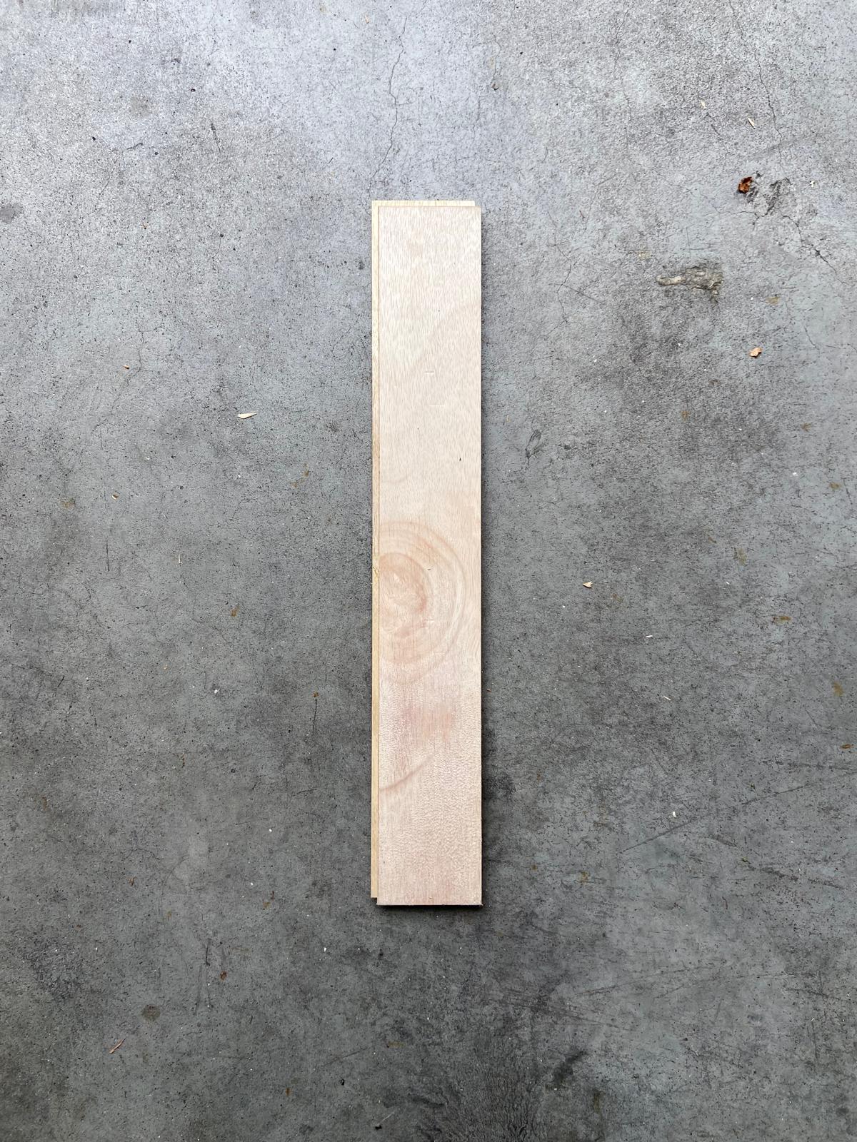 Contrecollé Bâton Rompu chêne européen verni incolore - 600 x 90 x 14/3 mm (24 lames / botte) - Image 3