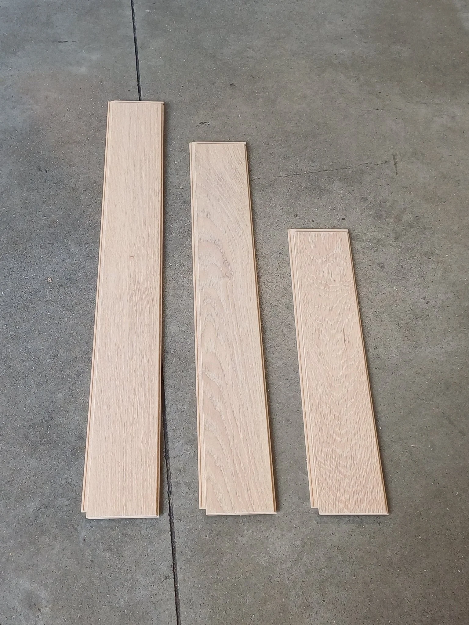 Parquet Contrecollé Broceliande S 90x1210 Clic HDF 12mm Chene Cérusé Blanc (4 chanfreins) ref 69575660 - Image 3