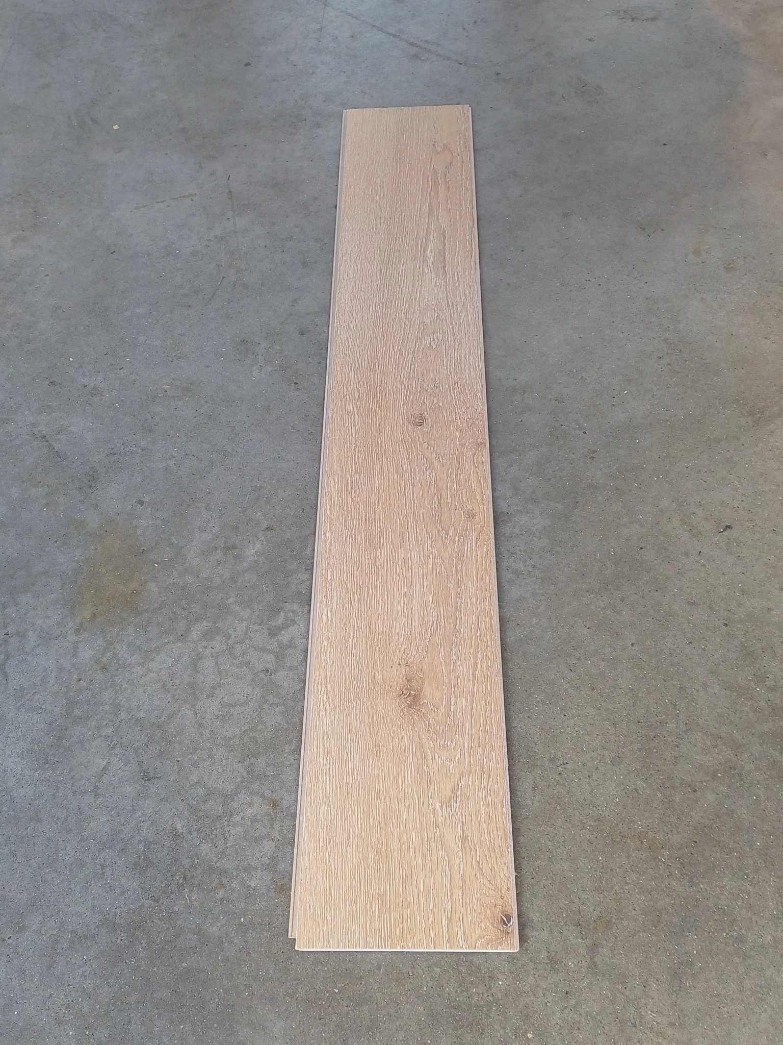 Parquet Contrecollé Broceliande XL 184x1210 Unifit HDF 12mm Chene Cérusé Blanc (2 chanfreins) ref 80179155 - Image 3