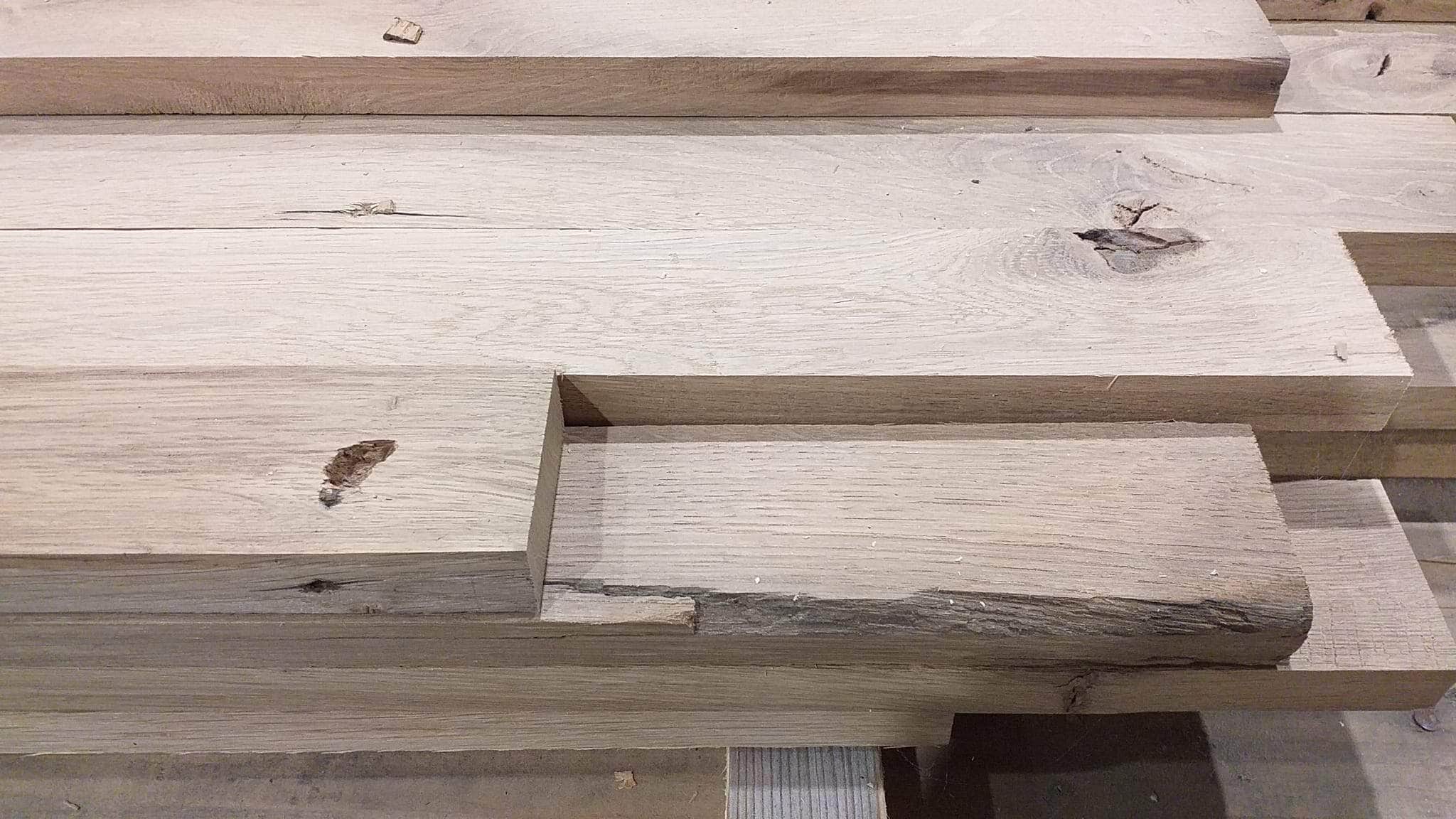 Carrelet chêne - bois massif raboté 4 faces choix B - 57 x 20 mm - vendu au ml - Image 2