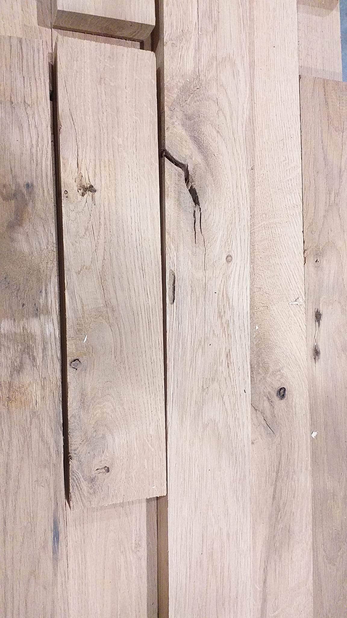 Carrelet chêne - bois massif raboté 4 faces choix B - 57 x 20 mm - vendu au ml - Image 3