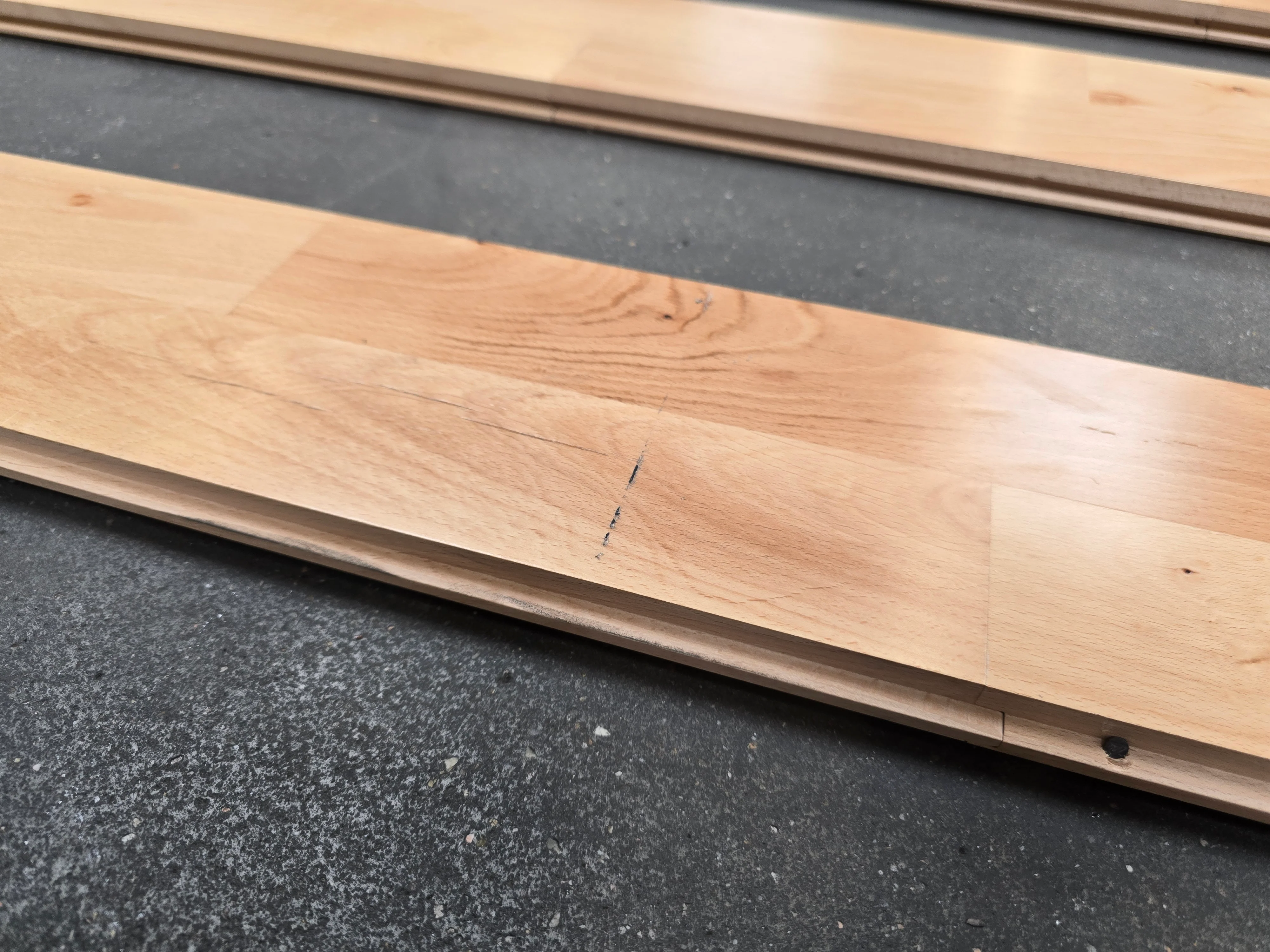 Parquet hêtre brut - Lvar x 130 x 22 mm - Junckers - Image 5