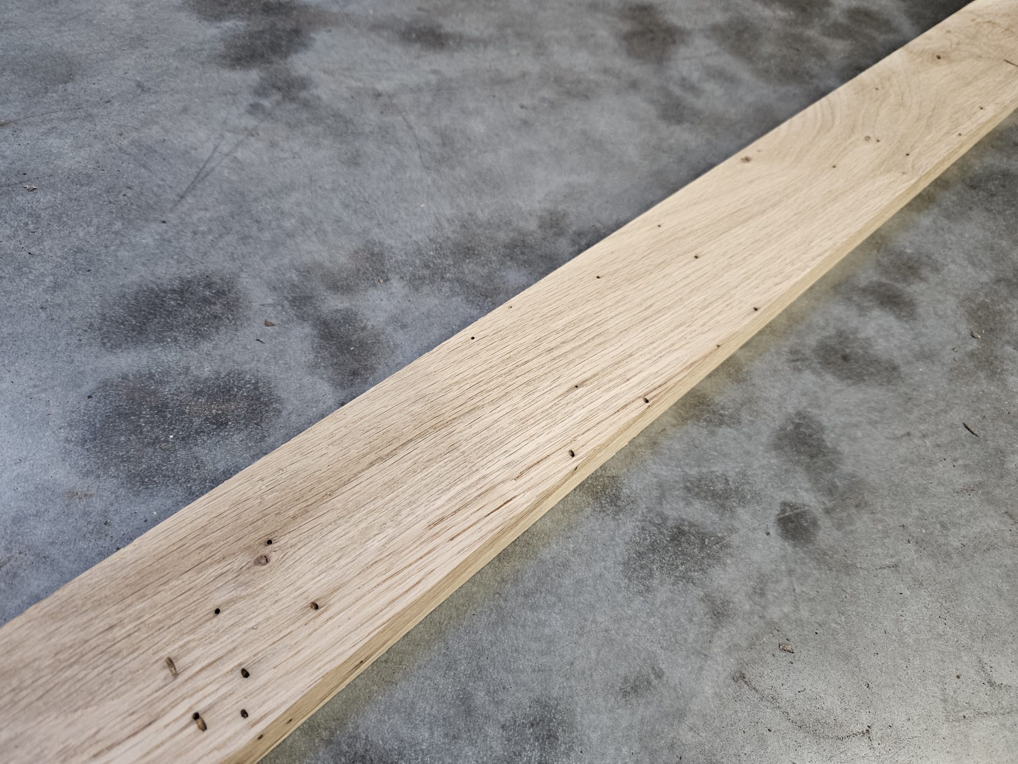Planche bois massif chêne - 24x75 - L=1.4m - Choix B (raboté 4 faces) - Image 4
