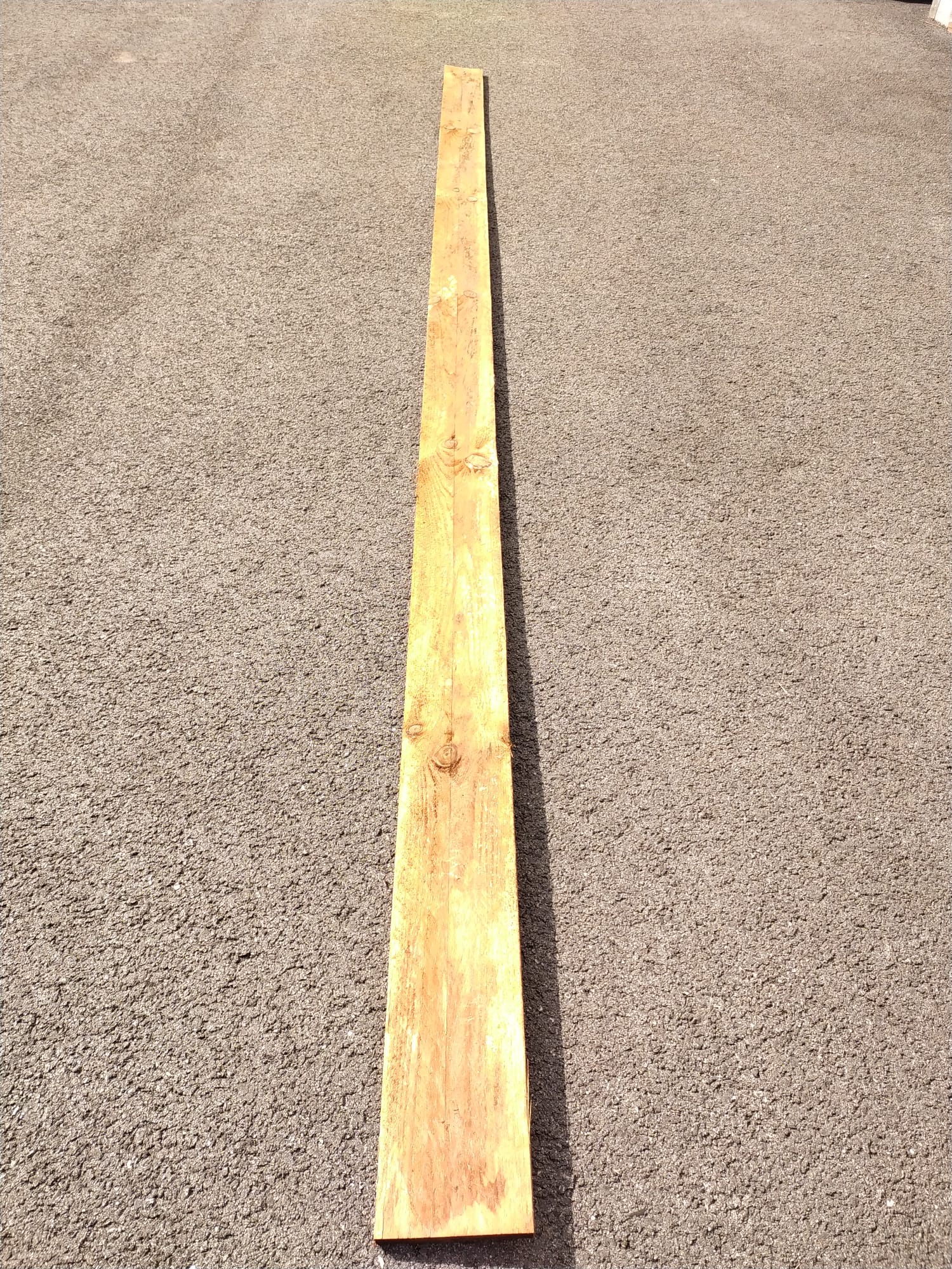 Planche Pin classe 3 marron - 18x150 - L=4m - Image 2