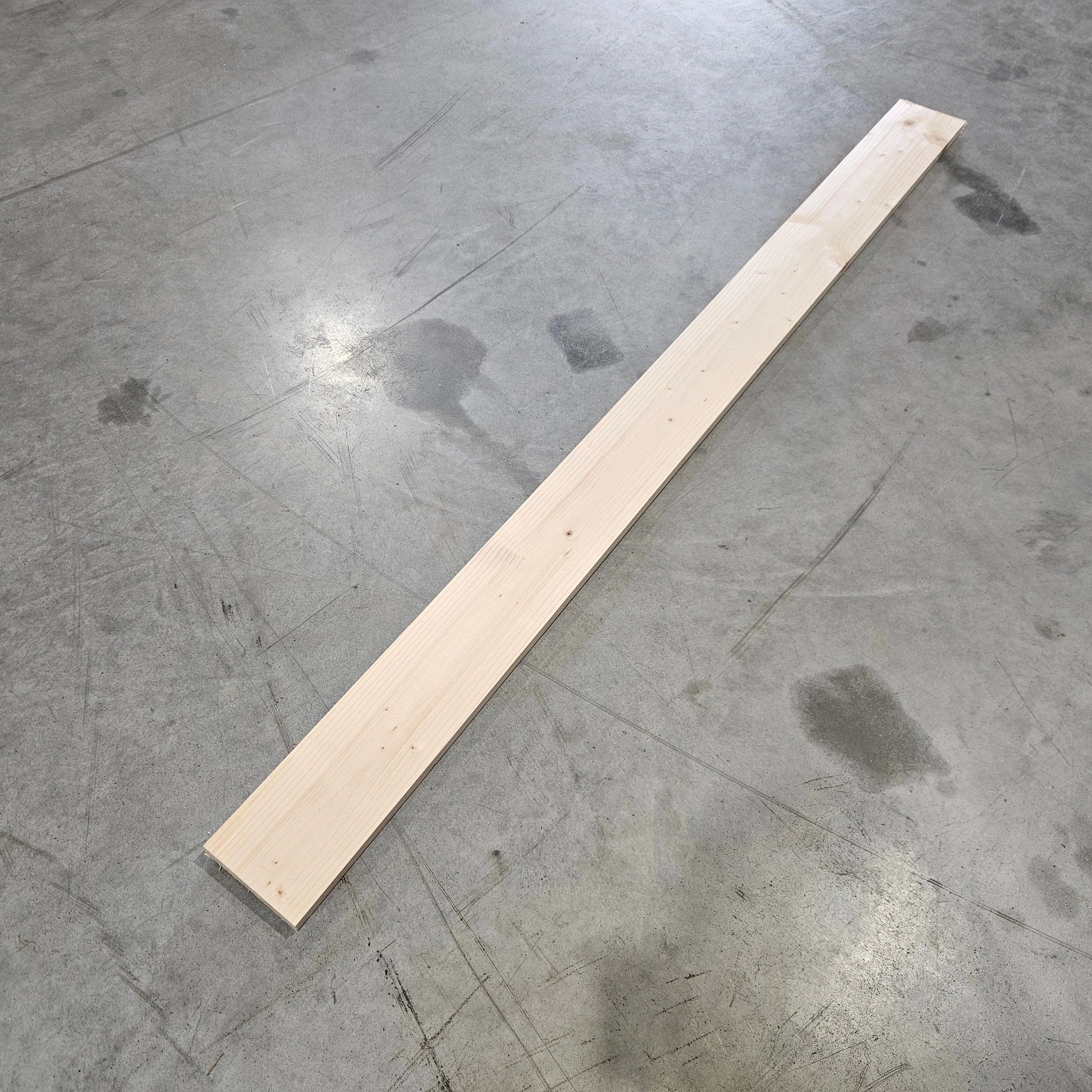 Planche resineux lamellé collé - 15 x 85 - L=1.2m (raboté 4 faces)