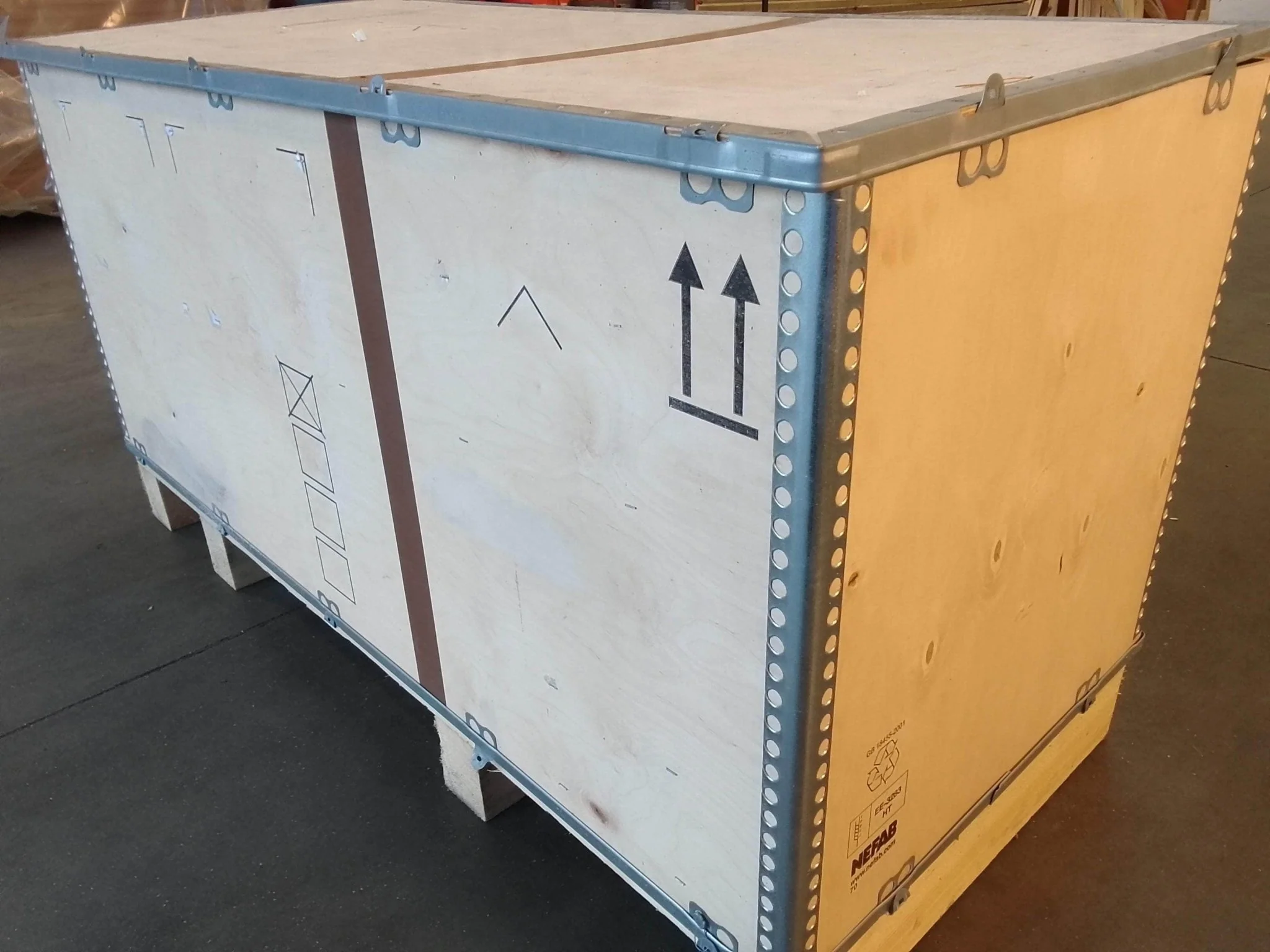 Caisse contreplaqué - 1360 x 605 x 730 mm - Image 3