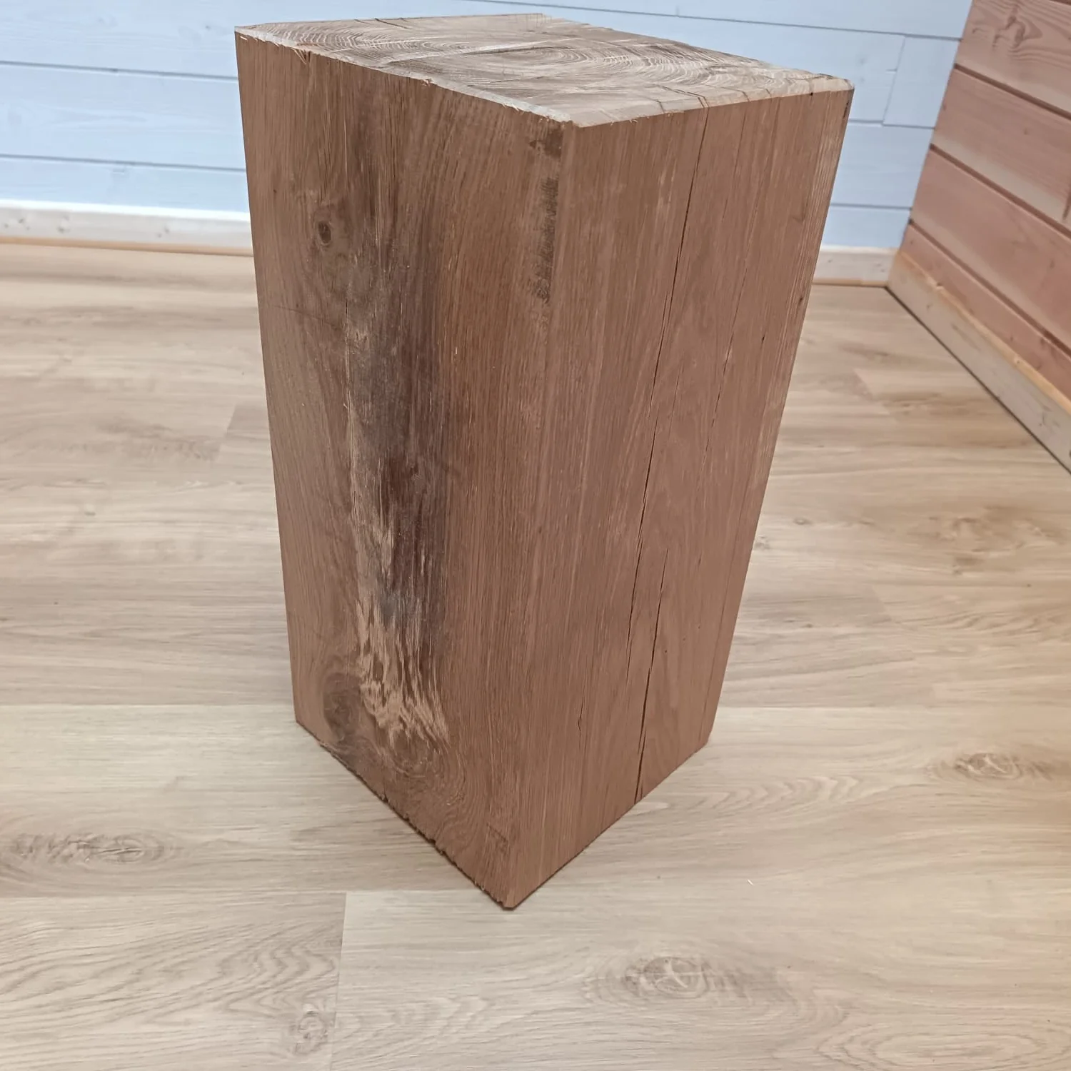 Cube en chêne massif - 250x250 - H=50cm