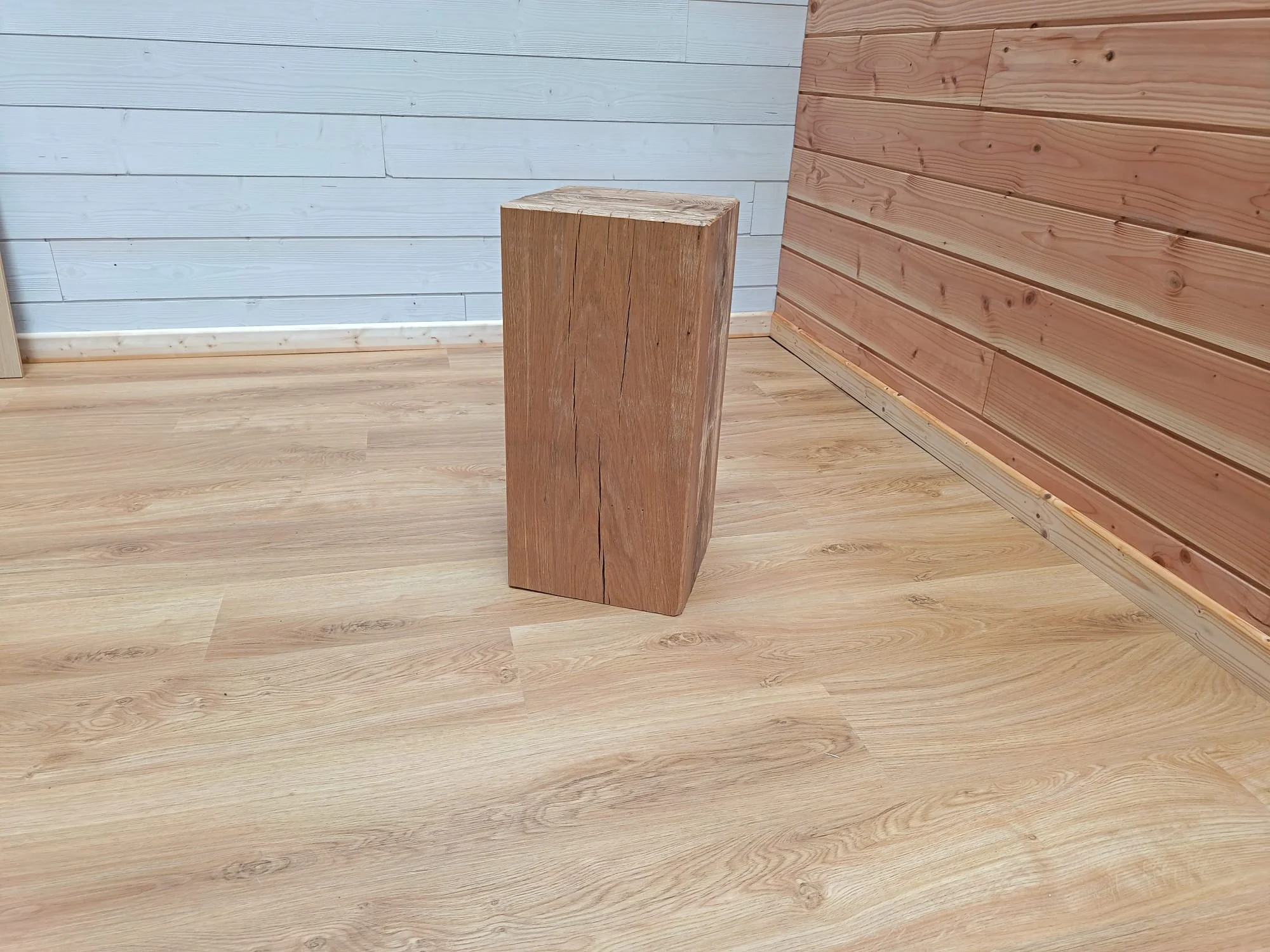 Cube en chêne massif - 250x250 - H=50cm - Image 3