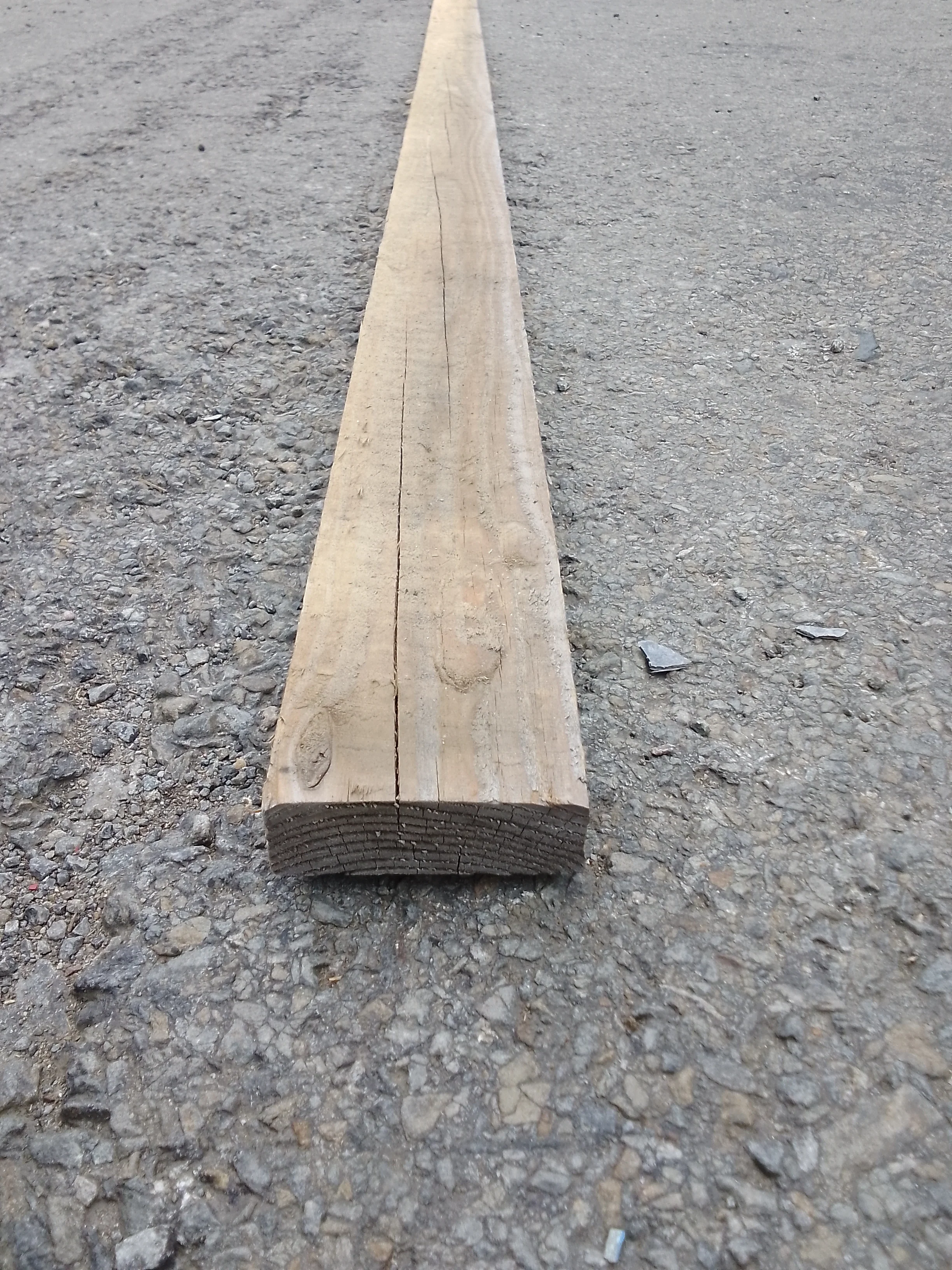 Planche douglas bois grisé - 25x75 - L=4m (brut de sciage) - Image 2