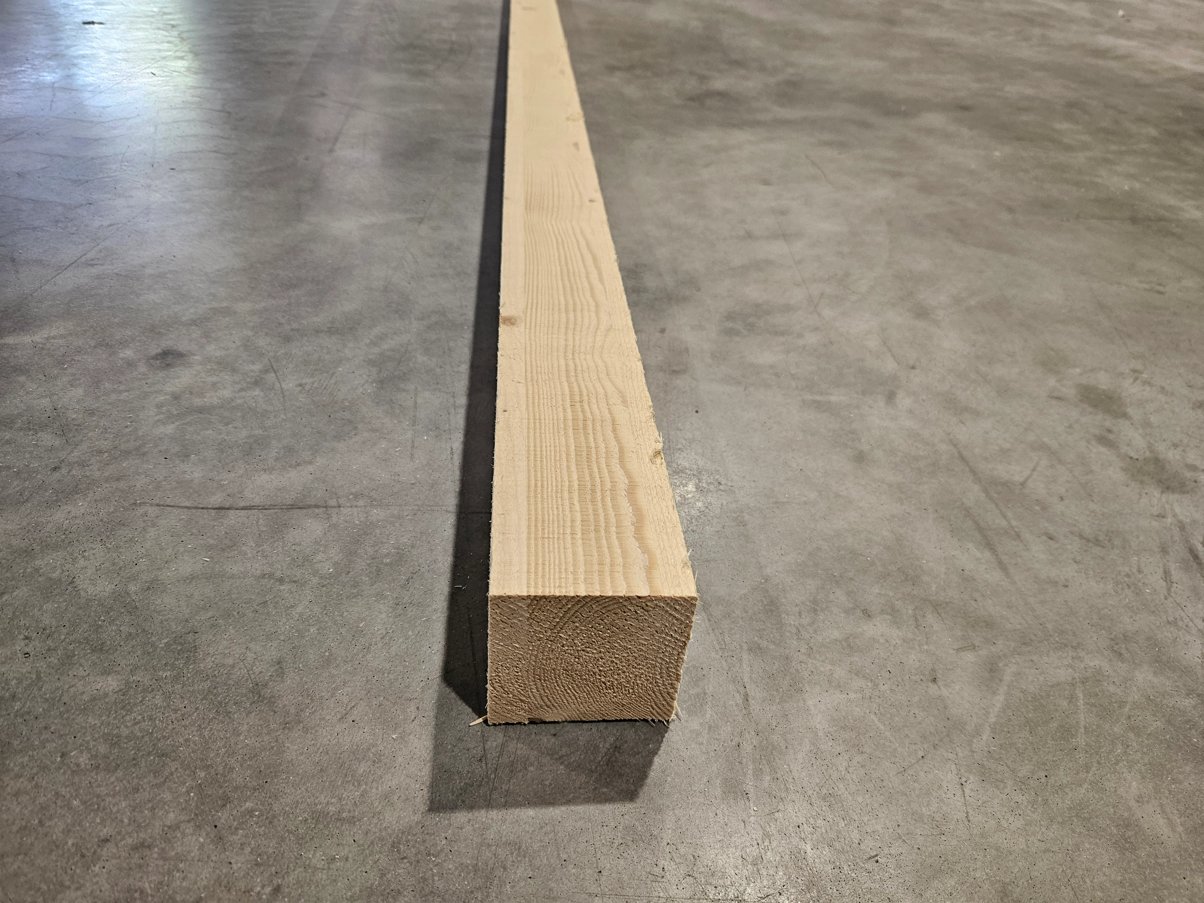 Poteau epicéa lamellé collé - 90 x 90 - L=2.5m (brut de sciage) - Image 3