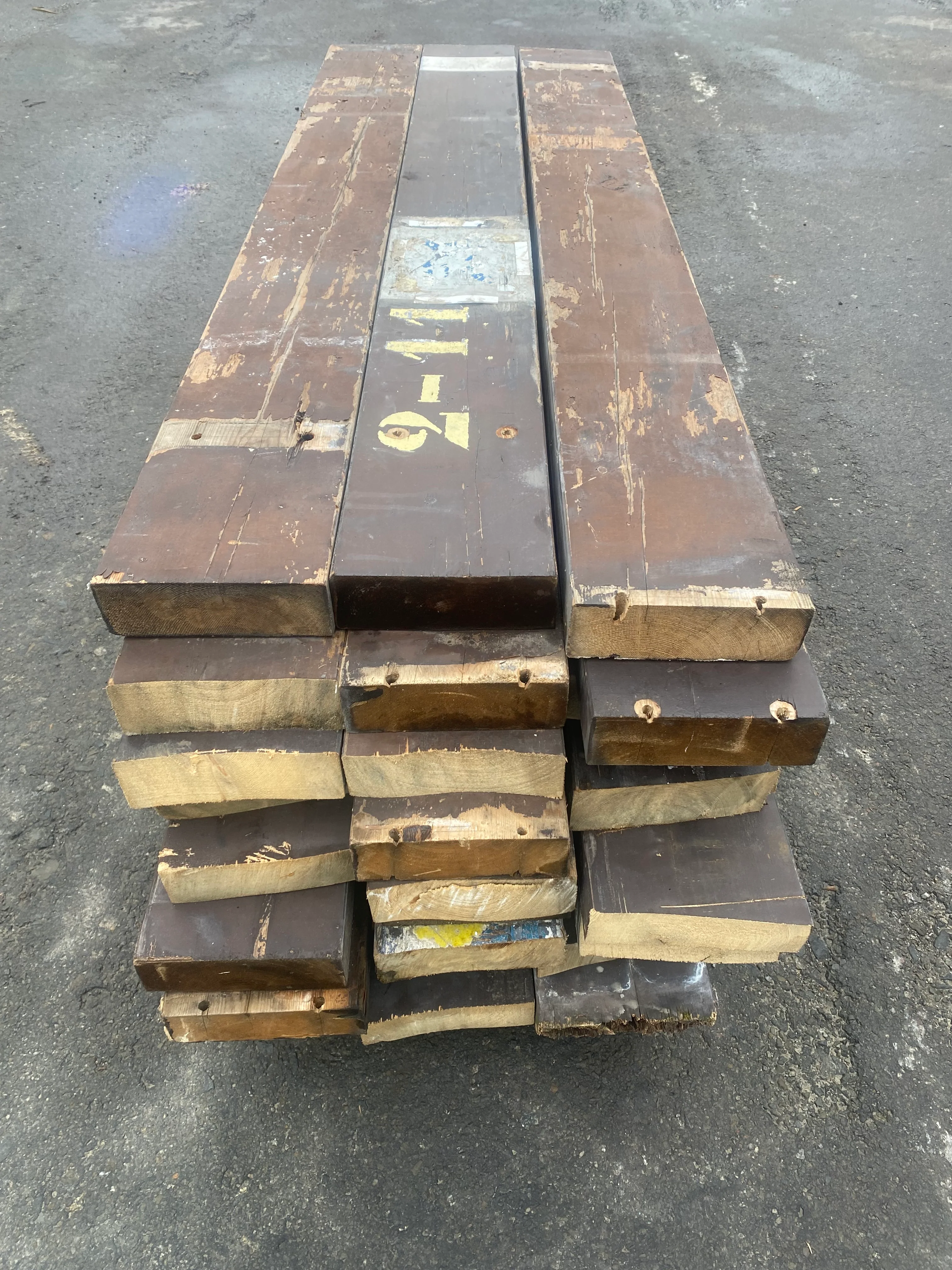 Poutre  bois massif - 70 x 215 - L=2m peint - Image 3