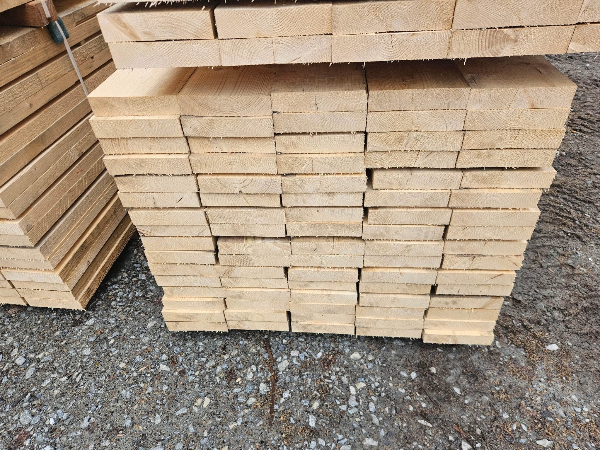 Poutre - Bois massif abouté - Brut de sciage - 45x205 - L=4m - Image 4