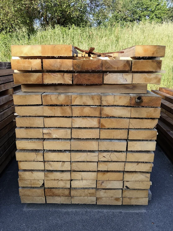 Poutre resineux bois massif - 70 x 210 - L=2.2m (brut de sciage) - Image 2