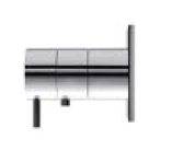 Ensemble de définition pour mélangeur thermostatique de douche avec 1 sortie - noir brossé Procasa Finn - Réf. ULTIMKRFI00241