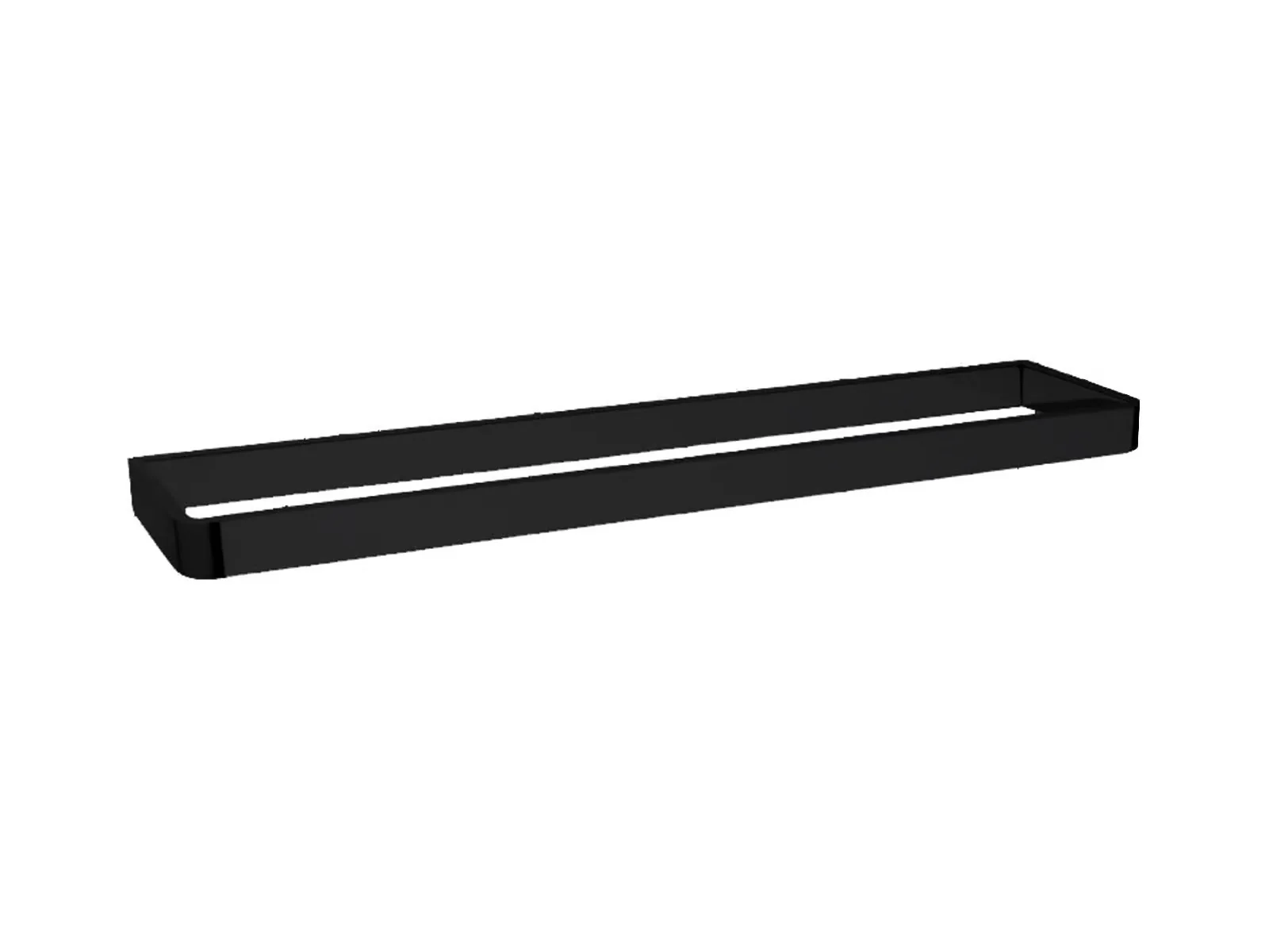 Porte serviettes fixe 350 mm noir mat