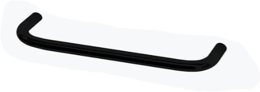 Porte serviettes fixe 350 mm noir PVD mat