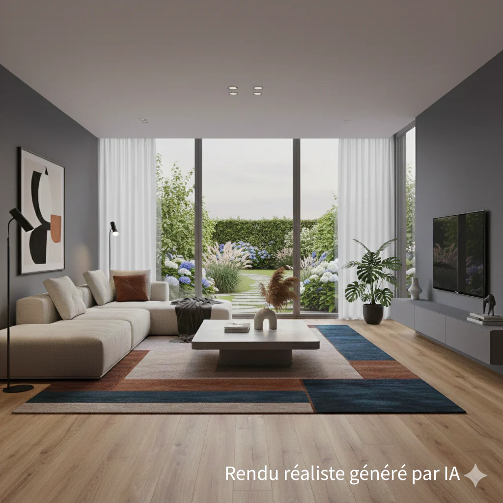Sol PVC-SPC clipsable chêne - usage intensif - sous-couche intégrée - 1220 x 180 x 5,5 mm - Image 4