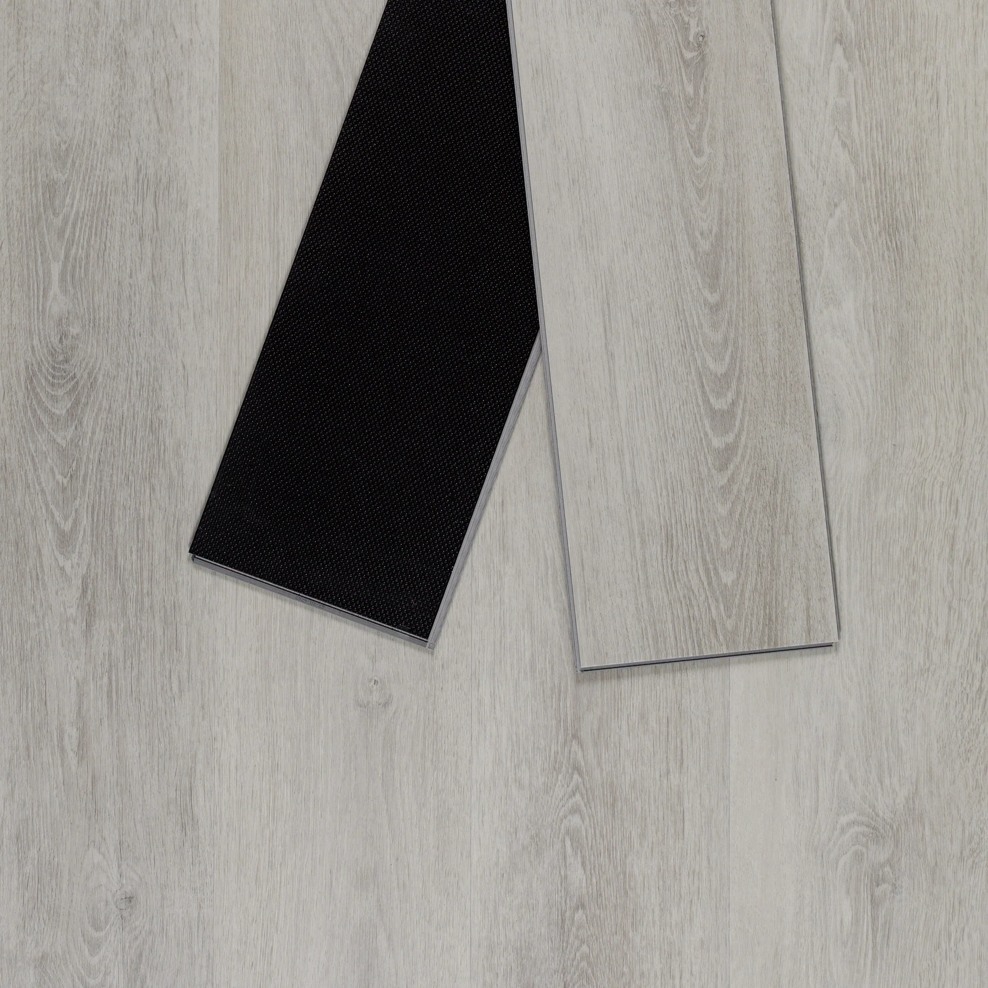 Sol PVC-SPC clipsable chêne gris béton - usage intensif - sous-couche intégrée - 1220 x 180 x 5,5 mm - Image 7