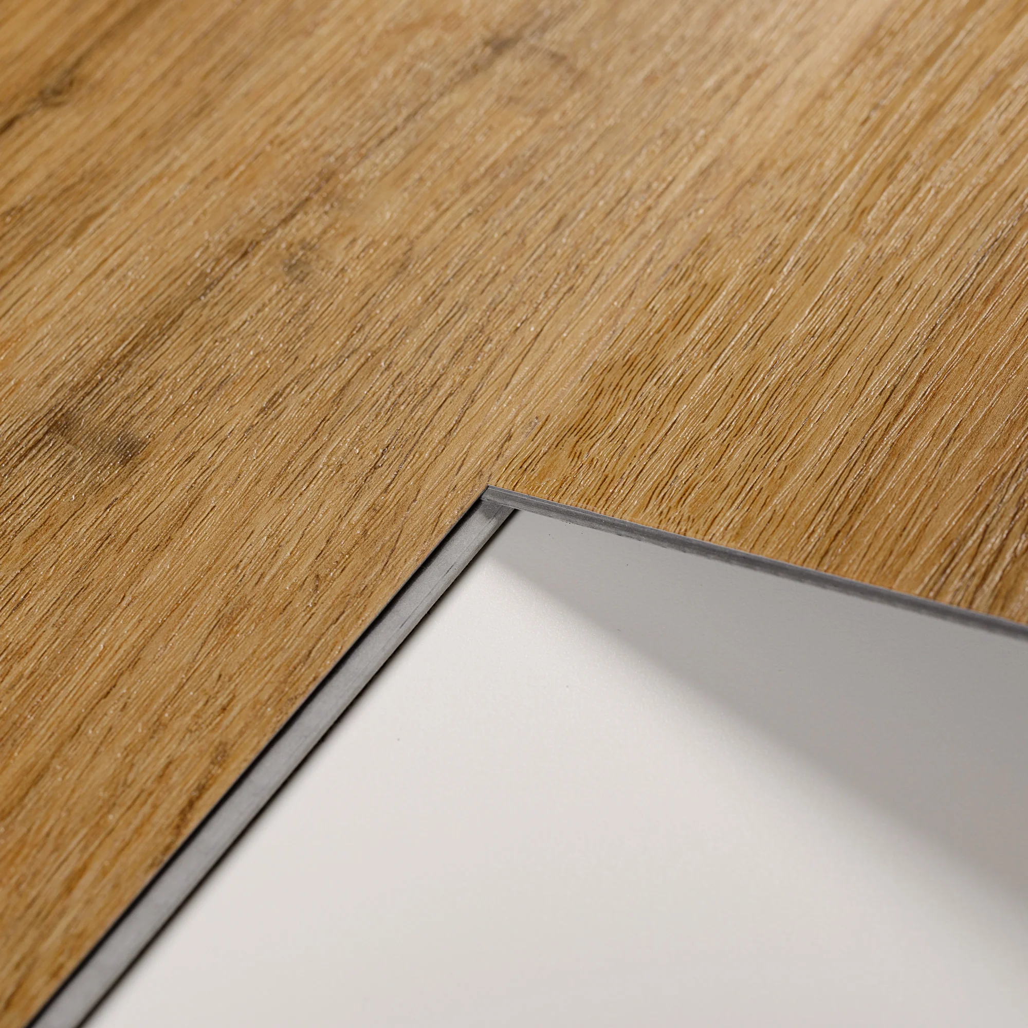 Sol PVC-SPC clipsable chêne naturel - usage intensif - sous-couche intégrée - 1220 x 180 x 5,5 mm - Image 6