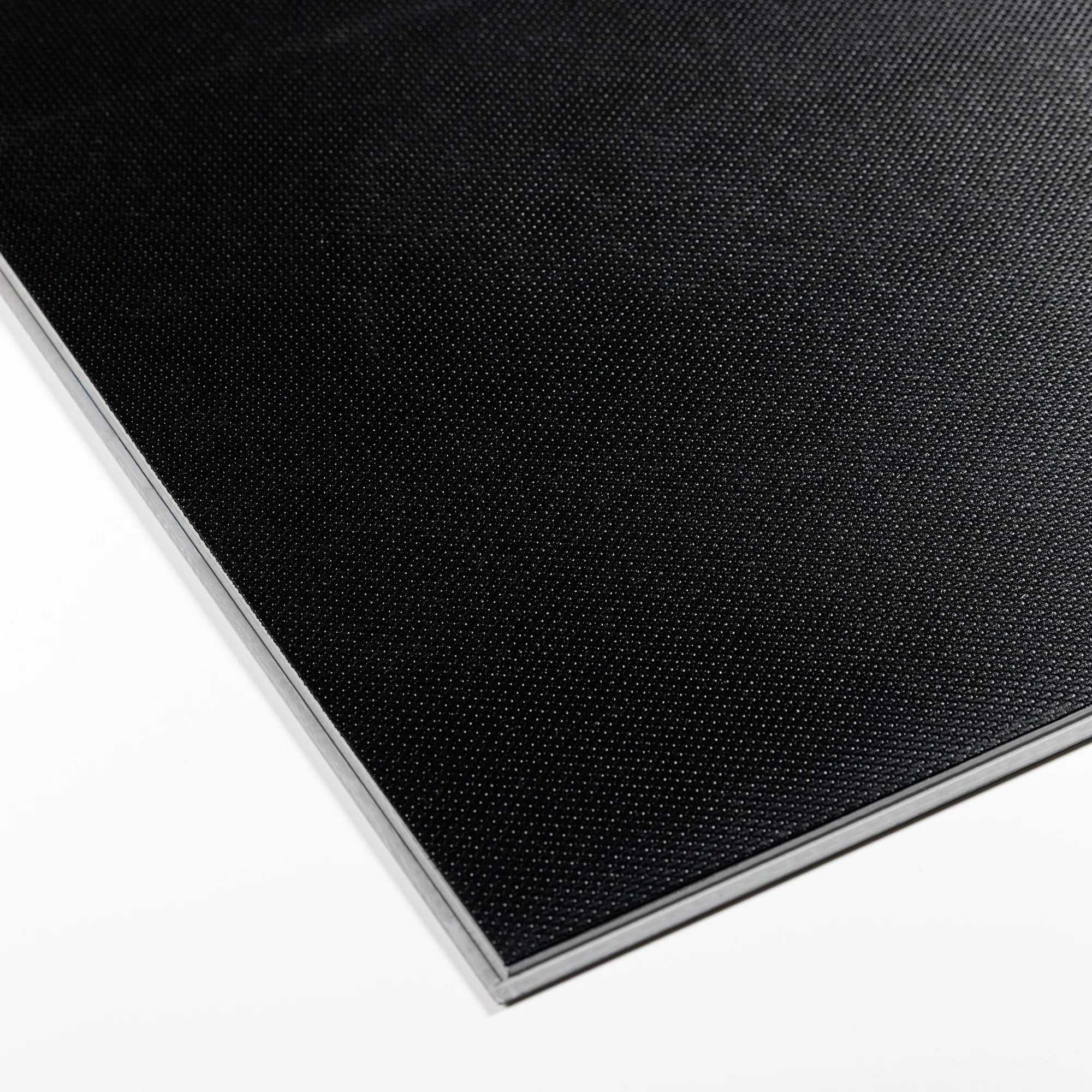 Sol PVC-SPC clipsable imitation carrelage gris moyen classic - 915 x 474 × 5.5mm sous-couche intégrée (SPC103) - Image 7