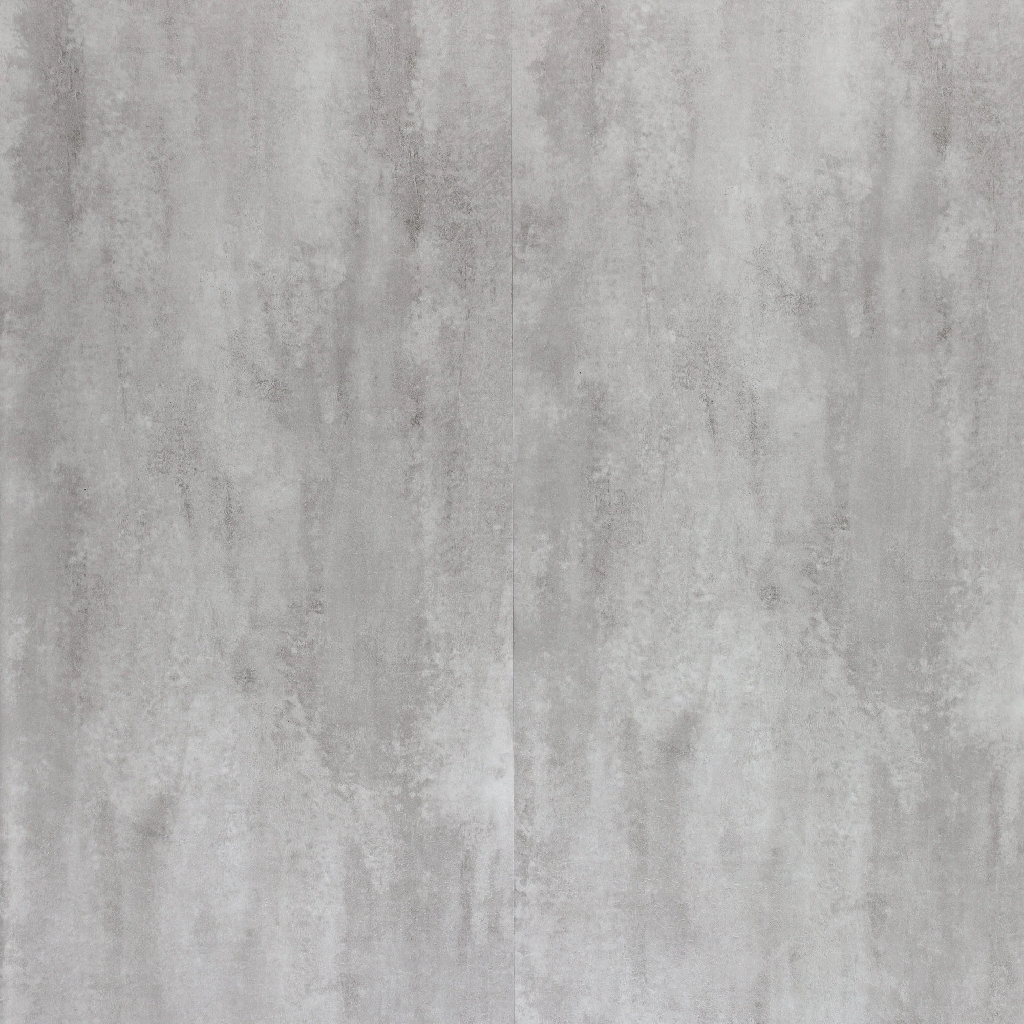 Sol PVC-SPC clipsable imitation carrelage gris clair béton indus - 940 x 470 × 6.0mm sous-couche intégrée (SPC105)