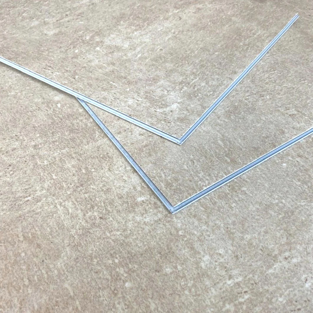 Sol PVC-SPC imitation carrelage Pierre Naturelle - 610 x 305 × 5.0mm sous-couche intégrée - Image 3