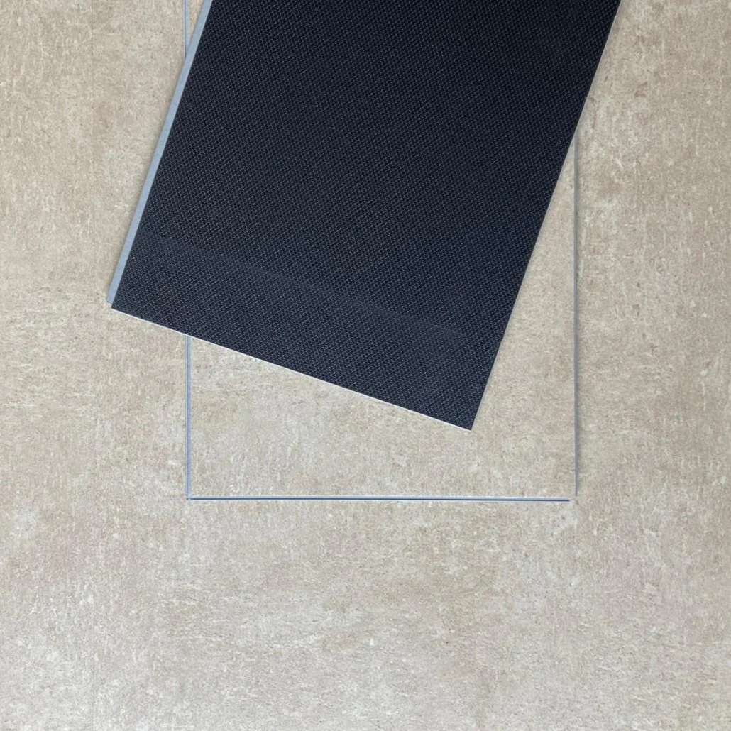 Sol PVC-SPC imitation carrelage Travertin Beige - 610 x 305 × 5.0mm sous-couche intégrée - Image 4