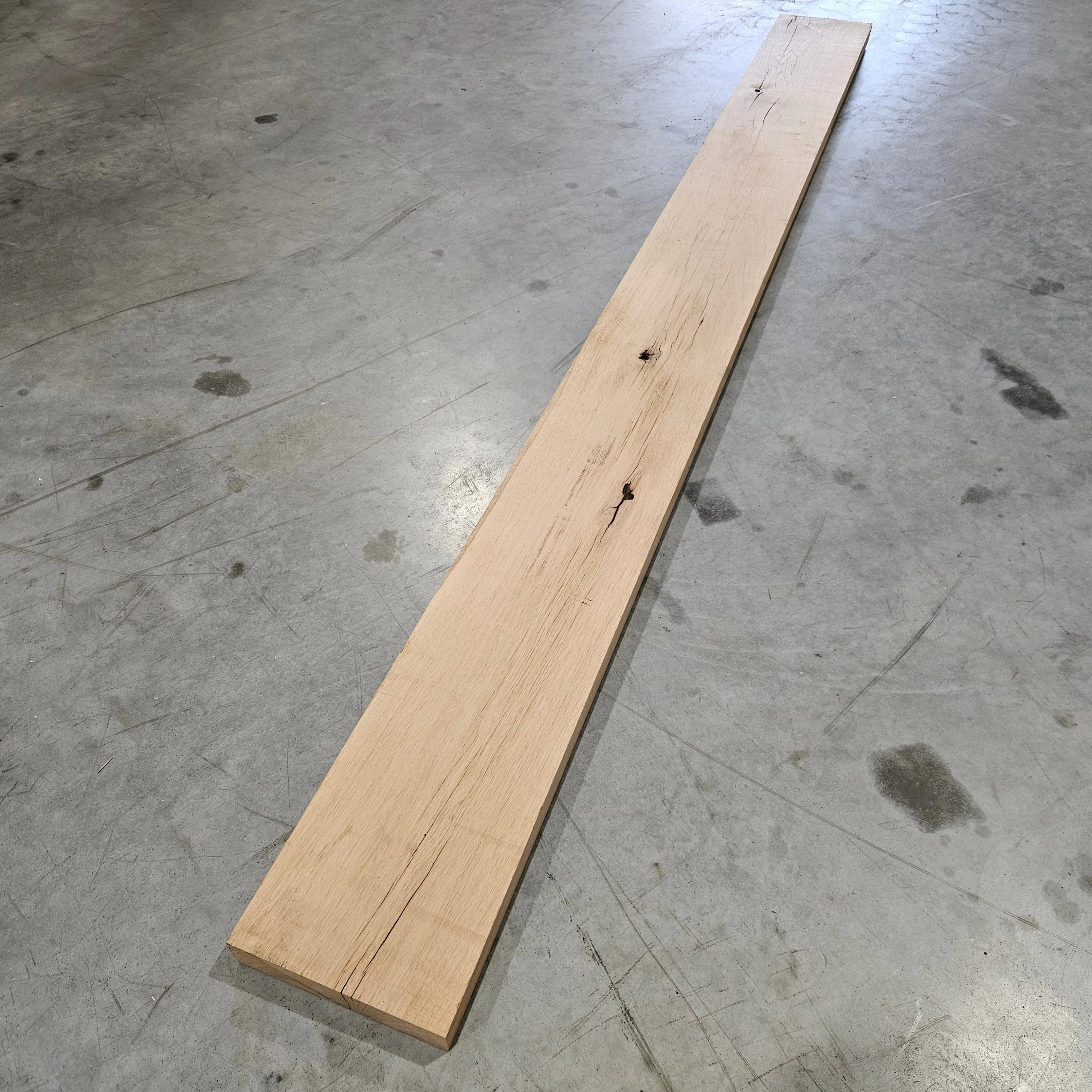 Solive chêne / chataîgner bois massif - 45 x 100 - L=2.4m (raboté 1 faces)
