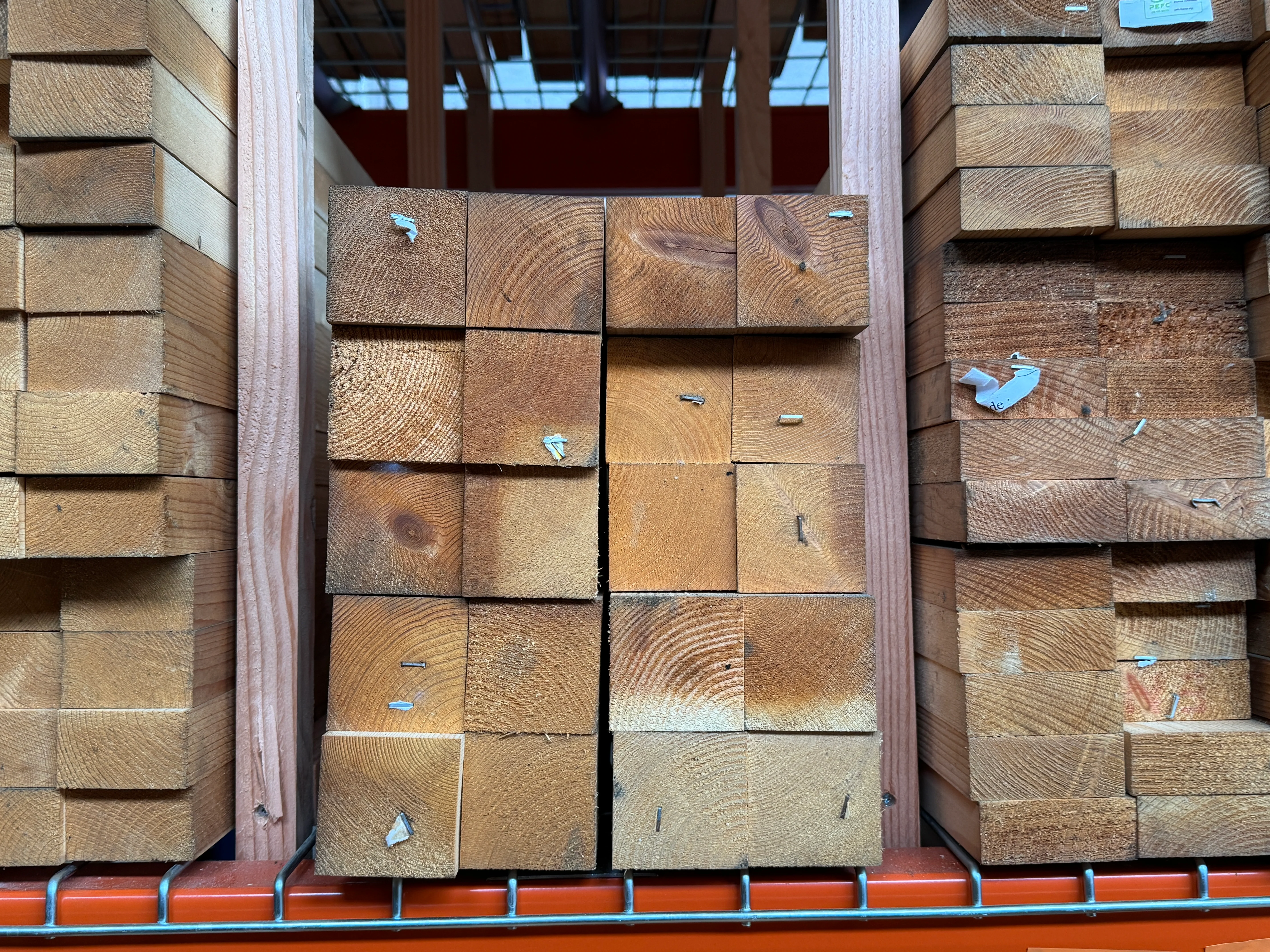 Tasseau sapin - 58x58 - L=0,9m - Image 4