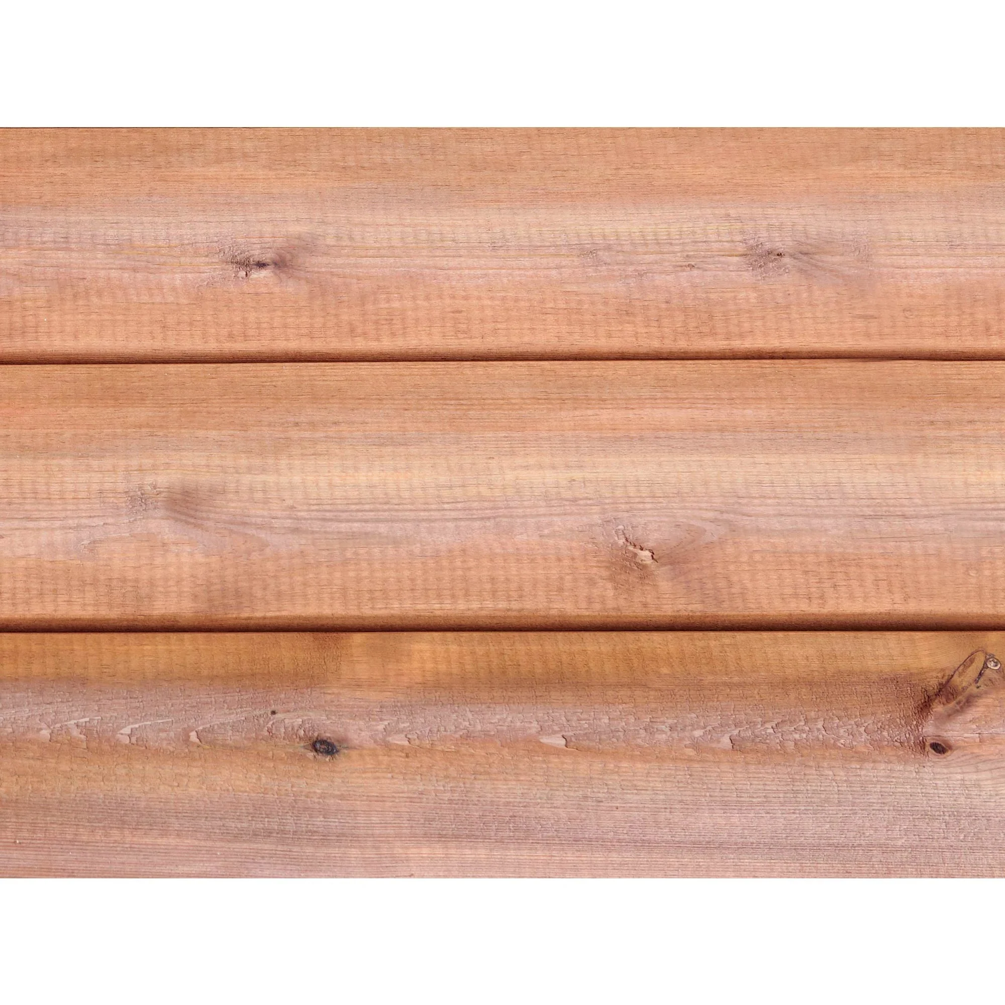 Lame de terrasse pin marron classe 4 - 28x145 - L=3m (profil Santorin) - Image 5