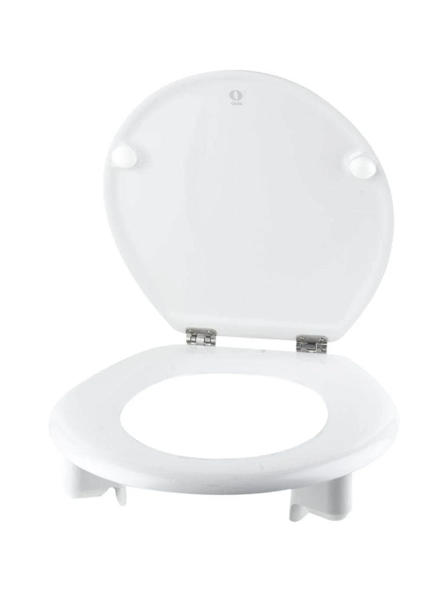 Abattant TRADITION double blanc réhaussé de 7 cm réf. 7TD00017606 OLFA - Image 3