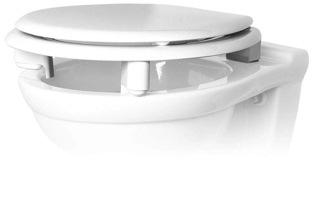 Abattant TRADITION double blanc réhaussé de 7 cm réf. 7TD00017606 OLFA - Image 4