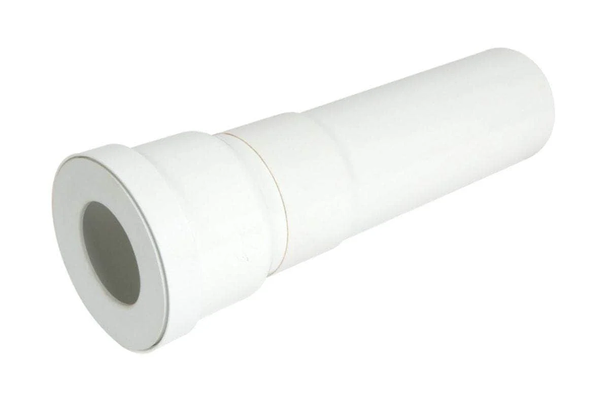 Pipe WC droite diamètre 100 mm longueur 40 cm PVC réf. QW3340 NICOLL