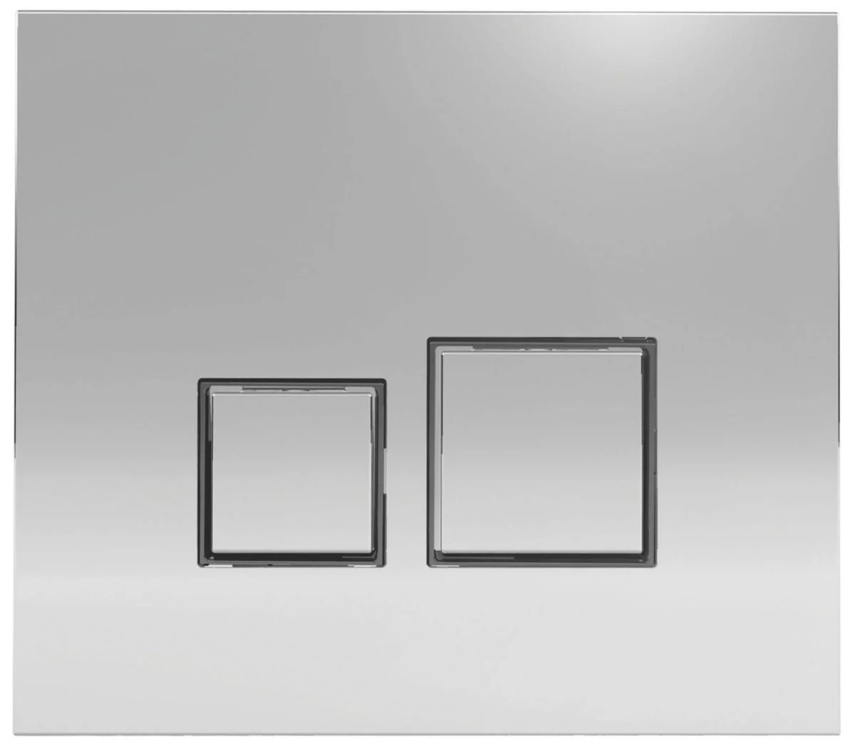 Plaque de commande SQUARE aspect inox inserts brillant réf. 31204210 SIAMP - Image 5